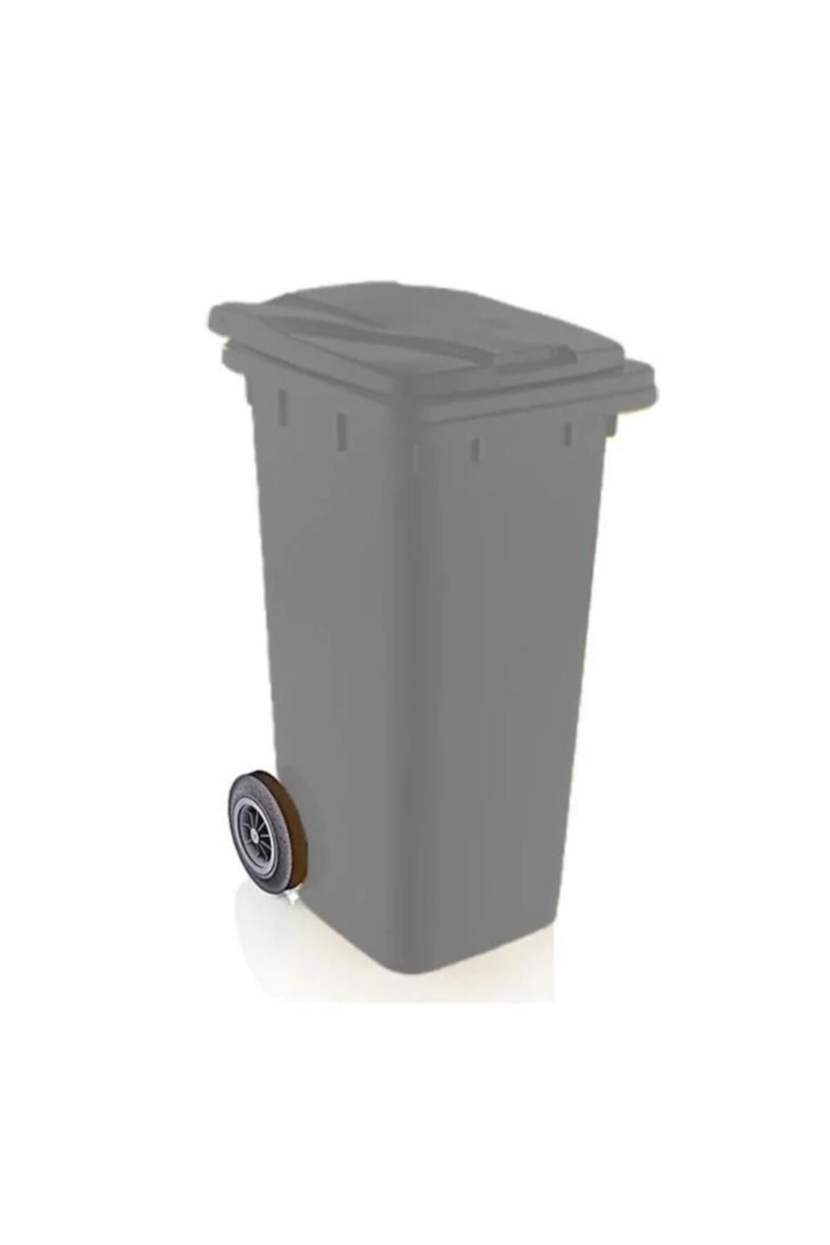 Omnipazar SY-6505 Tekerlekli Kapaklı Plastik Çöp Konteyneri 120 lt