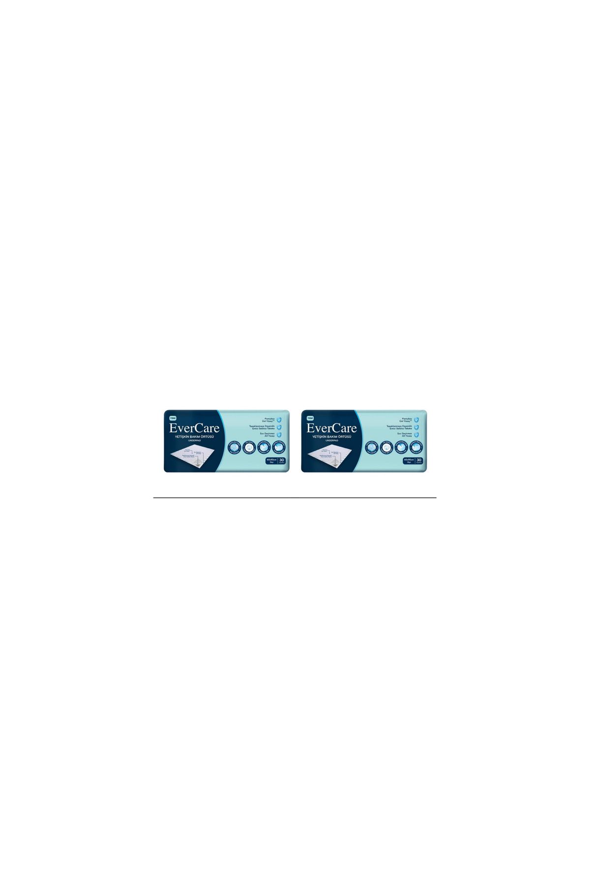Evercare YETİŞKİN BAKIM ÖRTÜSÜ UNDERPAD 60 Adet 60x90 cm