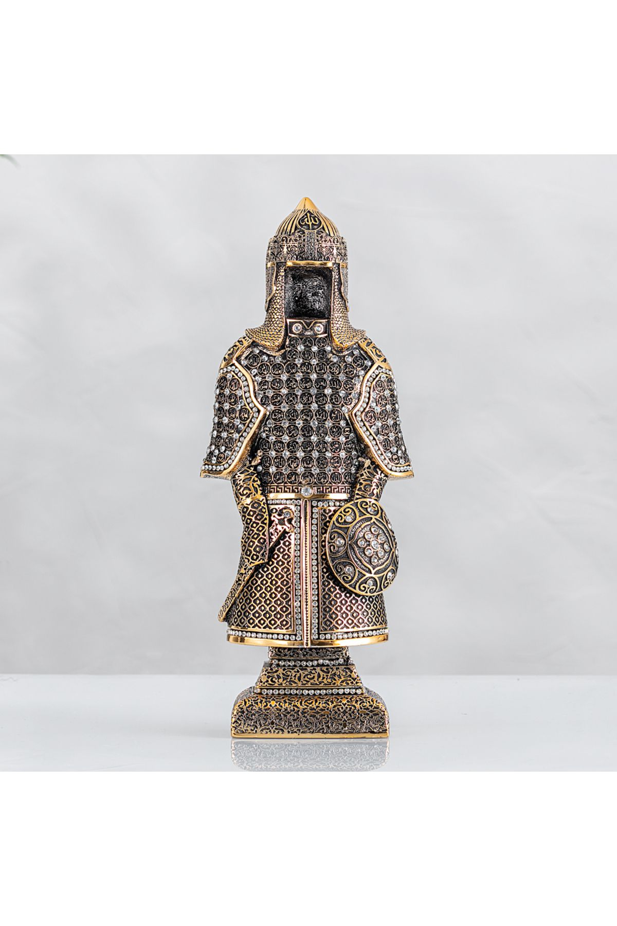 FERİS HOME BÜYÜK Zırh Esma Biblo - ALTIN Rengi Kod603 EBAT : 14X34 CM