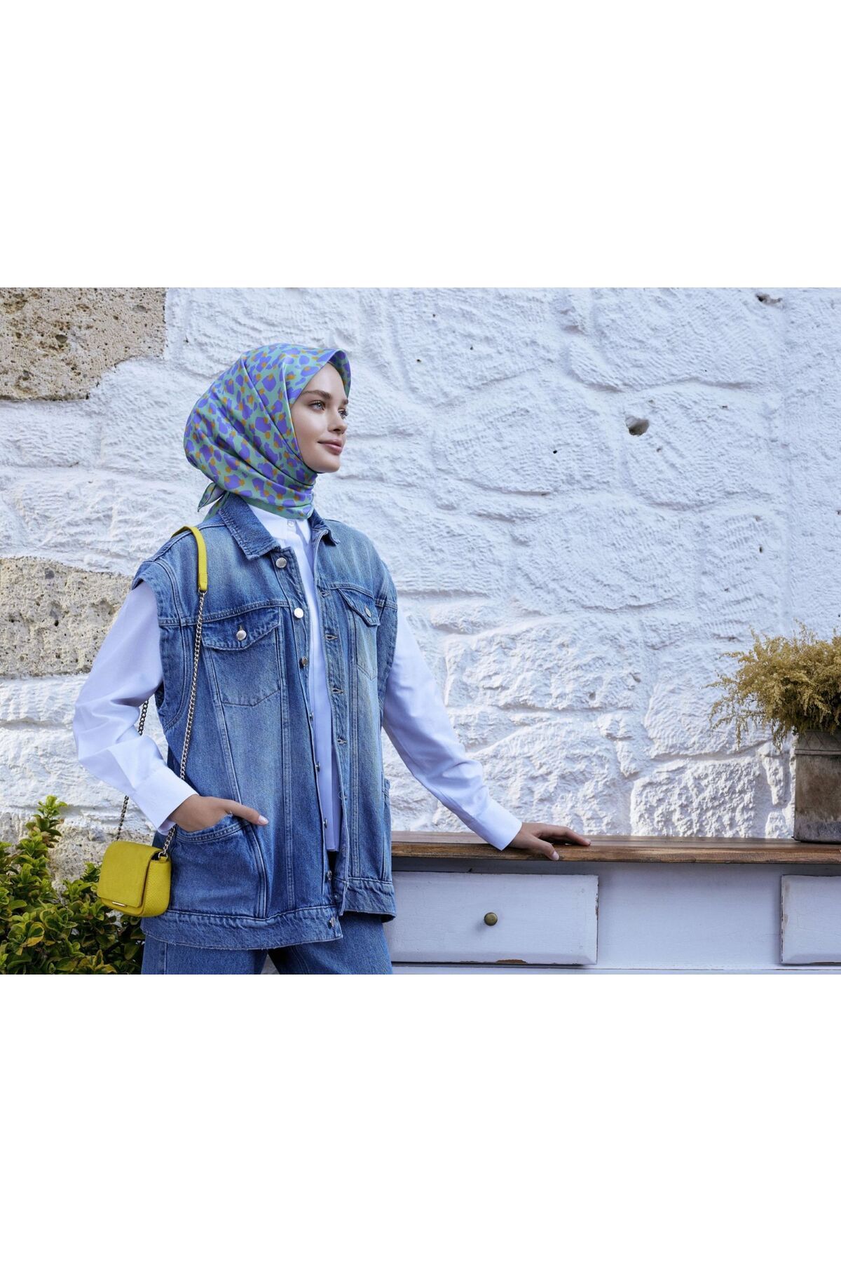 Belli Twill İpek Eşarp