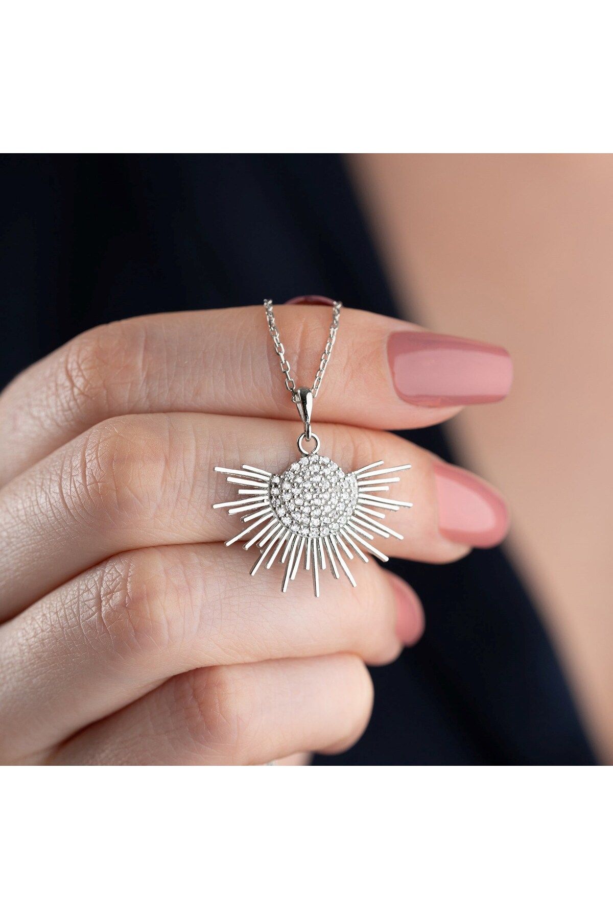 beonejewelry SUN KOLYE | 925 GÜMÜŞ
