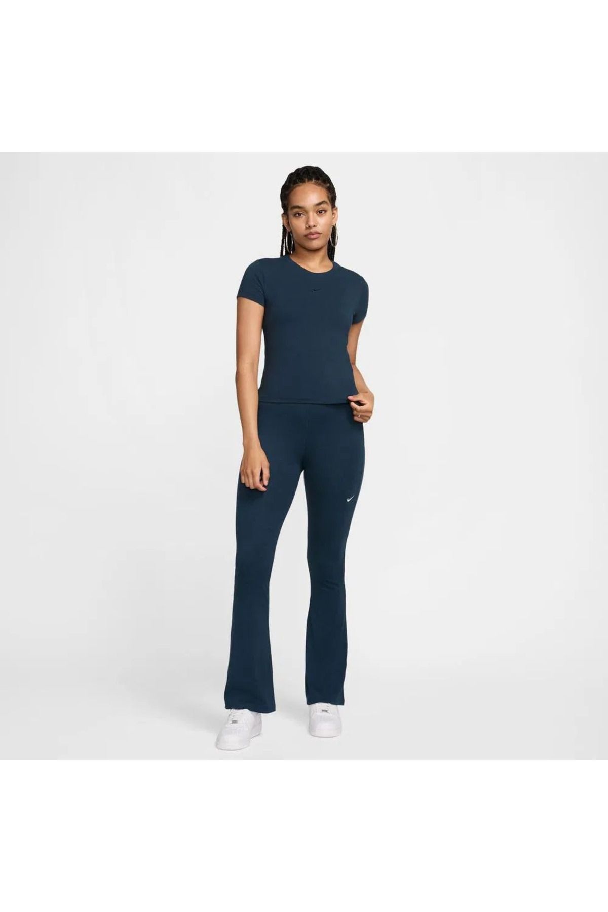 Nike Sportswear Chill Knit Kadın Yeşil Günlük T-Shirt