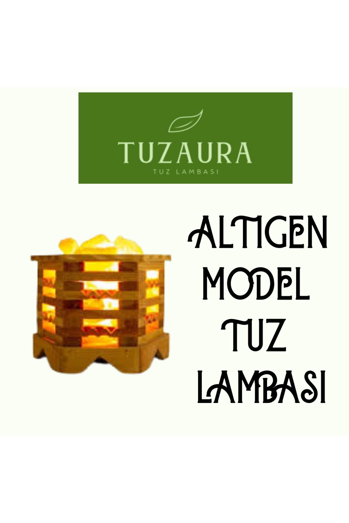 tuzaura tuz lambası ALTIGEN MODEL AHŞAP GÖVDELİ TUZ LAMBASI