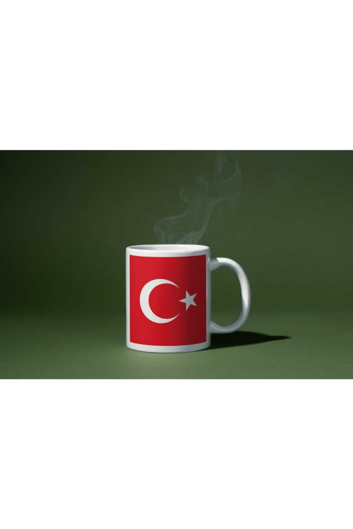 Mavera Türk Bayrağı Baskılı Kupa Bardak
