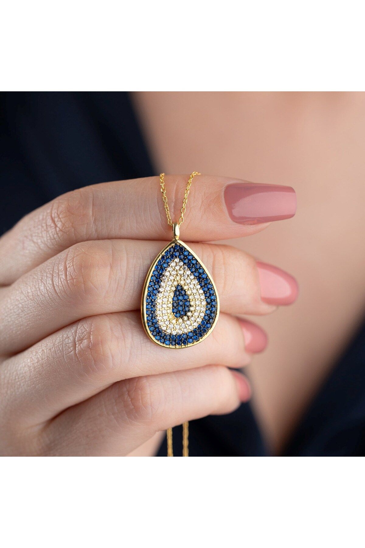 beonejewelry BIG NAZAR KOLYE | 925 GÜMÜŞ