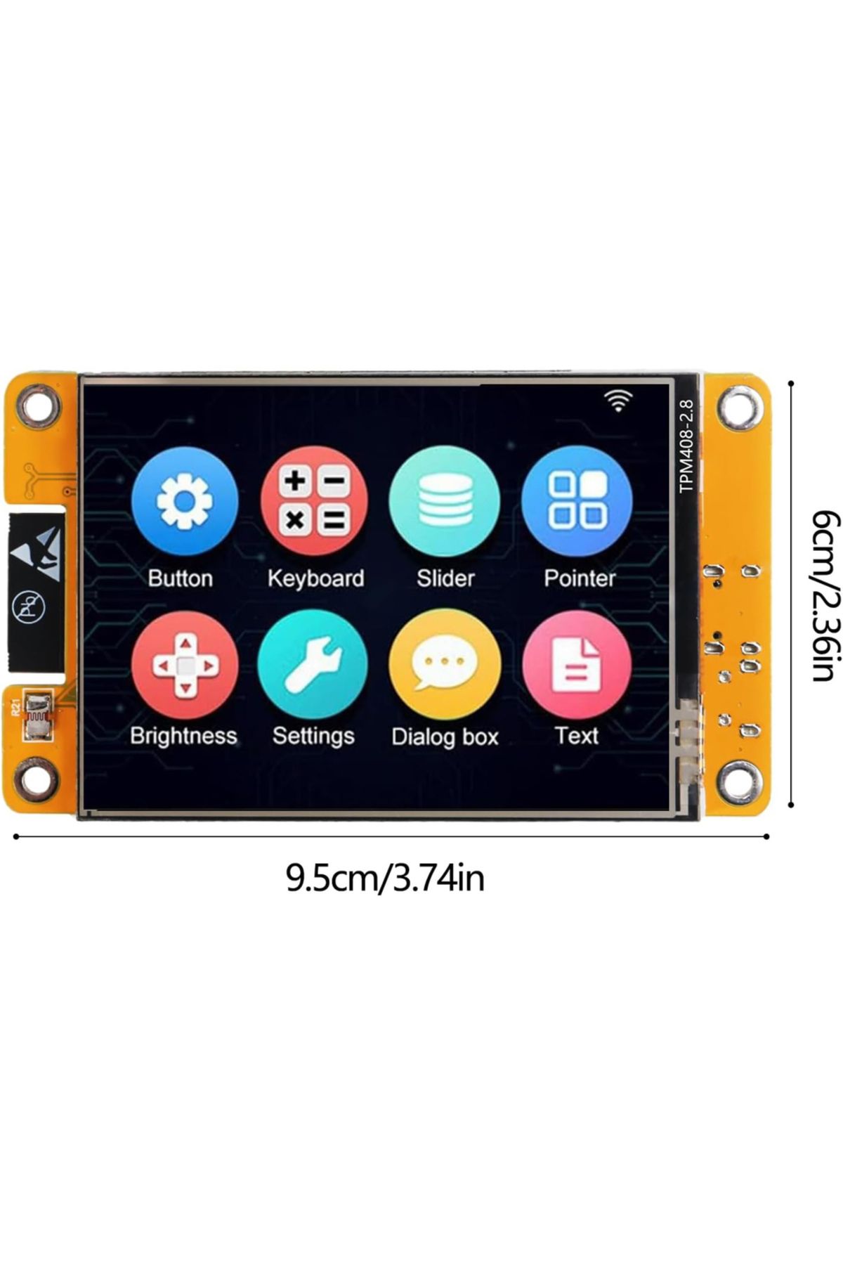 AOKIN-ESP32 Touchscreen 2.8inch TFT LCD Display ESP-WROOM-32 ILI9341 Resistive Touch Module 240 * 320 E... 6