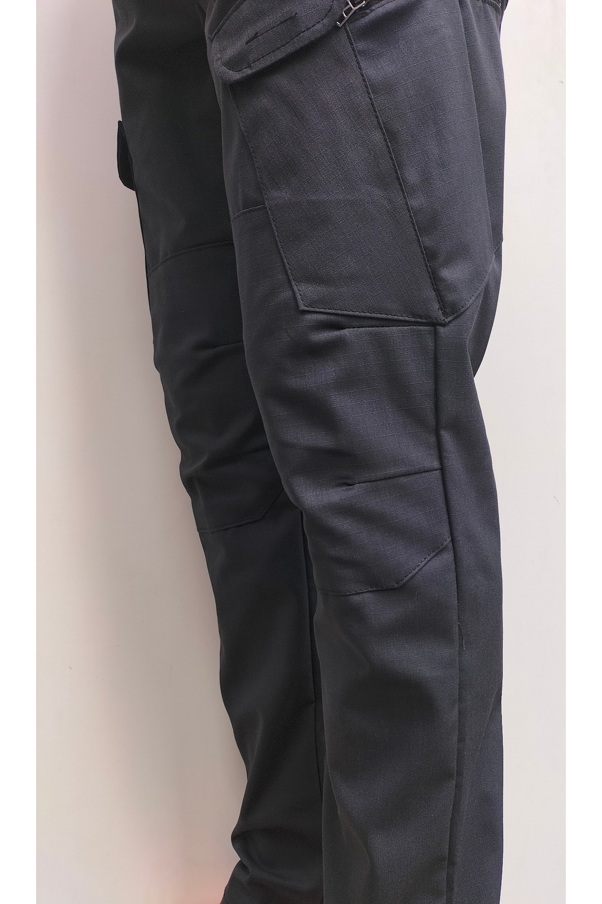 BeyzDenim likralılacivert ripsstop yazlık taktikal kargo pantolon görsel 2