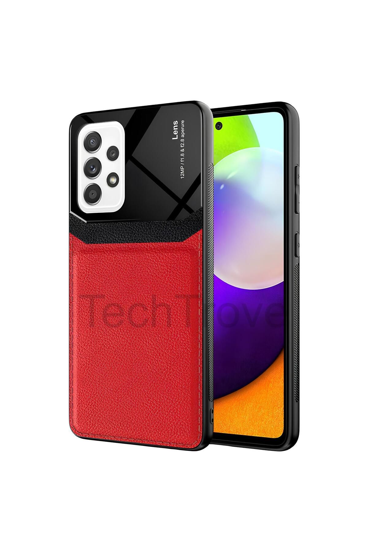 Hatreds Galaxy A52 Kılıf Derili Dizayn Yeni Tasarım Soft Elde Kaymayan Kılıf