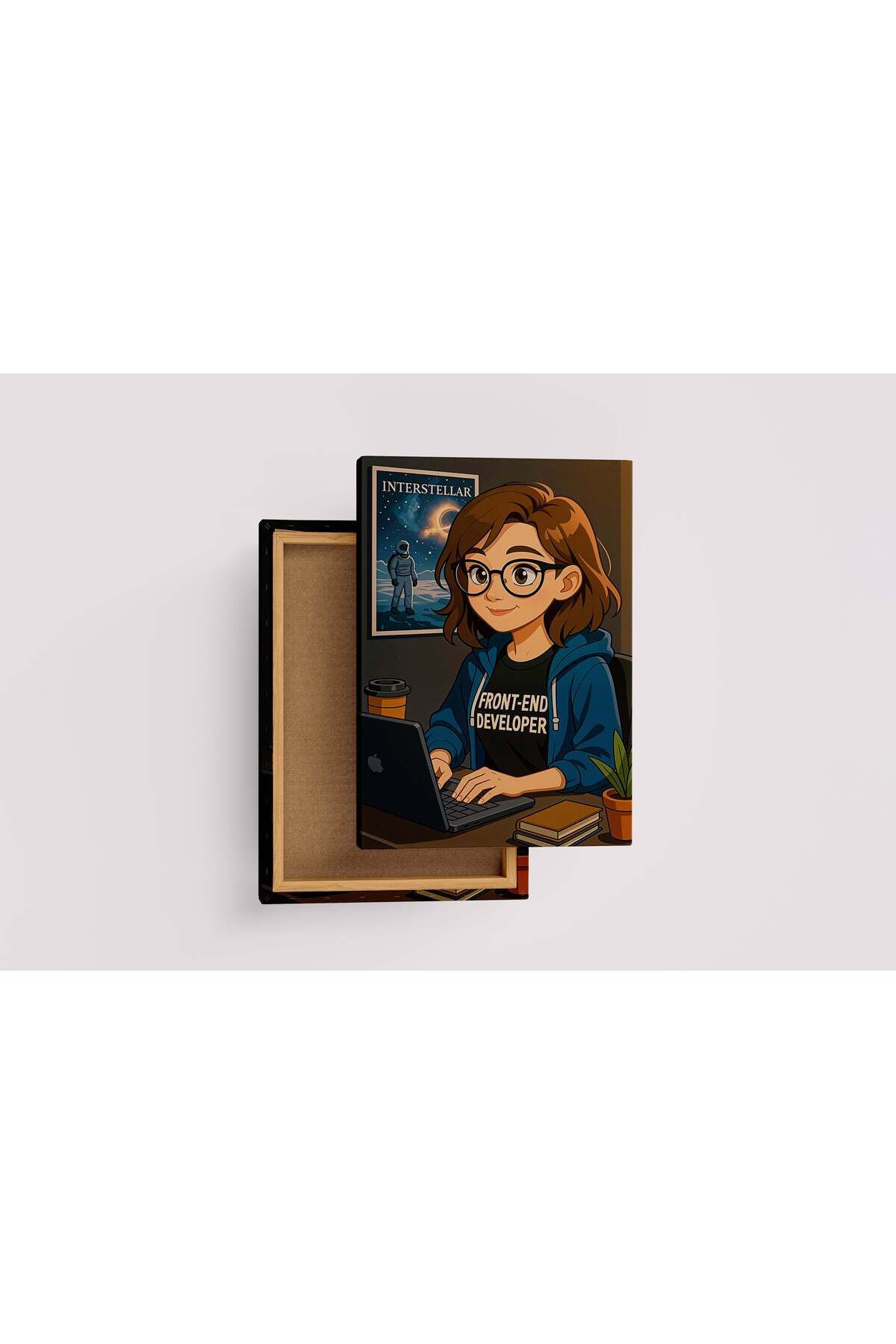 Wallivo ai creation, front end developer, ai art, art, kanvas tablo