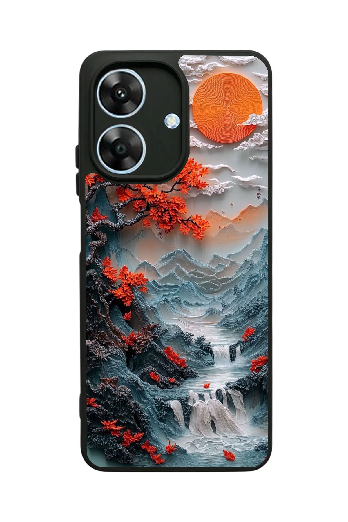realme Note 60 Uyumlu Mat Siyah Kılıf – Yumuşak Silikon, Koruyucu, Şok Emici Kapak