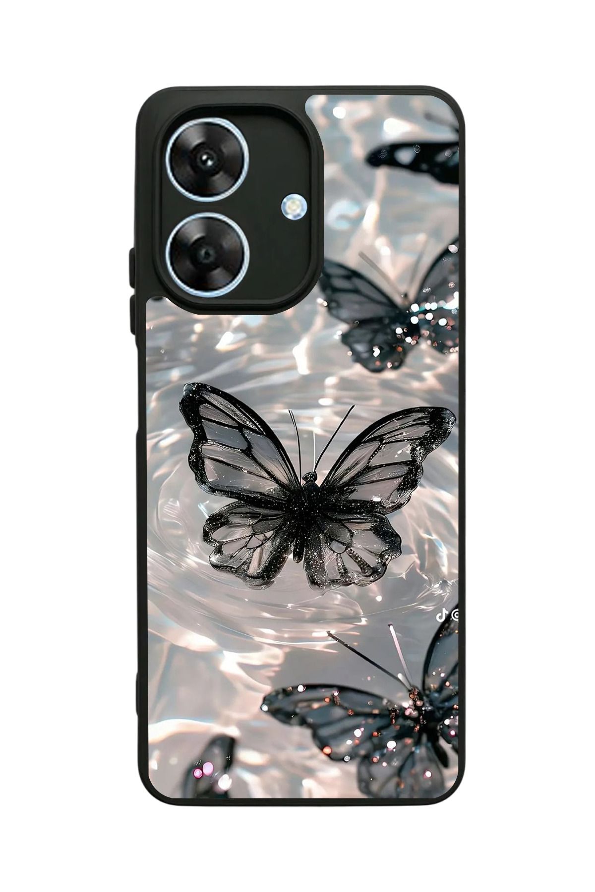 realme Note 60 Uyumlu Mat Siyah Kılıf – Yumuşak Silikon, Koruyucu, Şok Emici Kapak