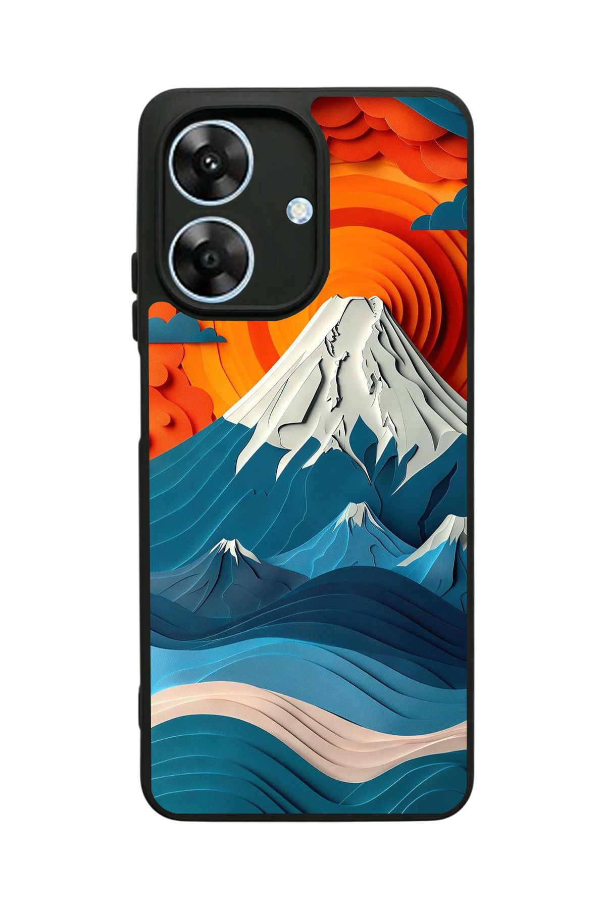 realme Note 60 Uyumlu Mat Siyah Kılıf – Yumuşak Silikon, Koruyucu, Şok Emici Kapak