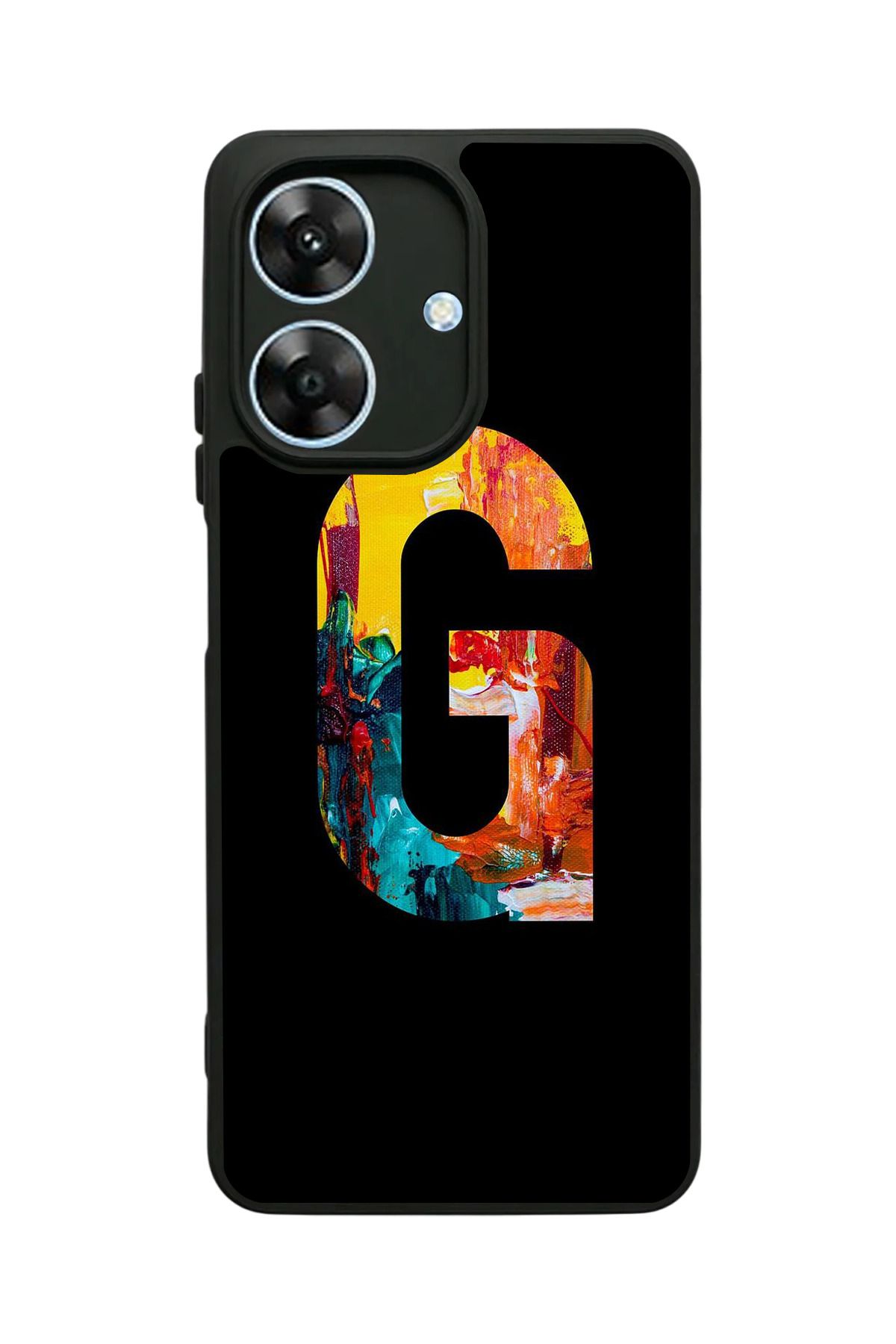 realme Note 60 Uyumlu Mat Siyah Kılıf – Yumuşak Silikon, Koruyucu, Şok Emici Kapak