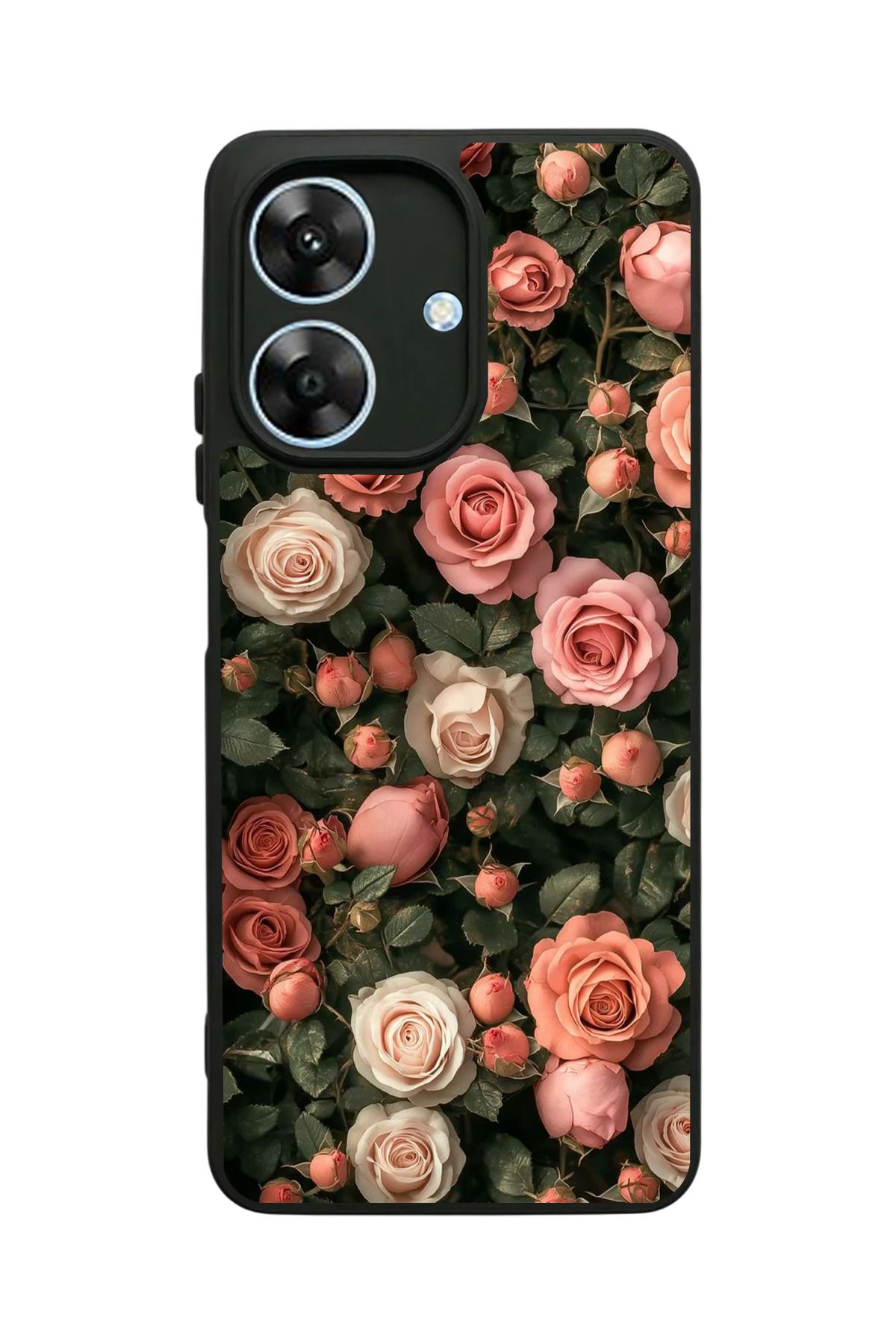 realme Note 60 Uyumlu Mat Siyah Kılıf – Yumuşak Silikon, Koruyucu, Şok Emici Kapak