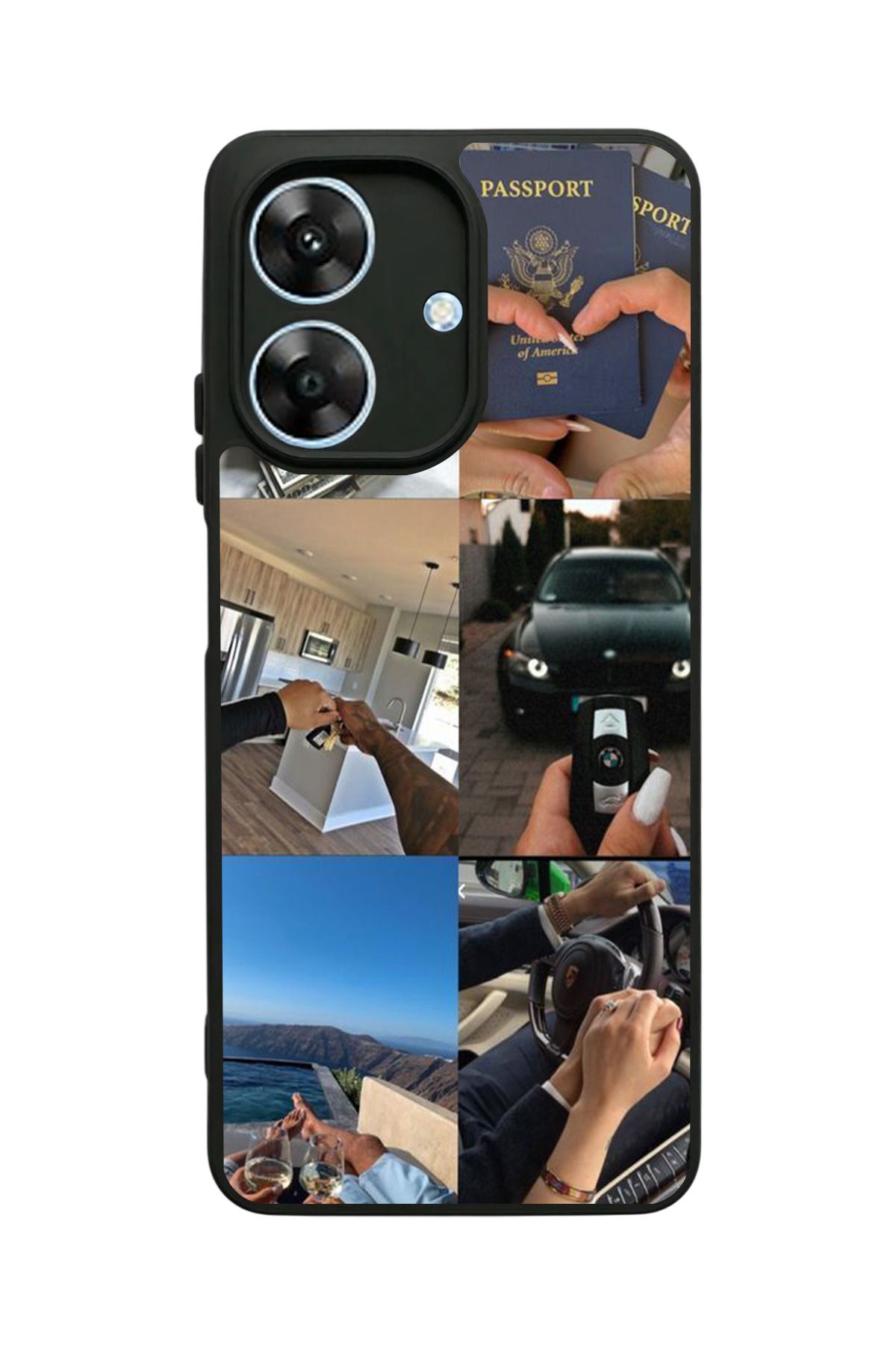 realme Note 60 Uyumlu Mat Siyah Kılıf – Yumuşak Silikon, Koruyucu, Şok Emici Kapak