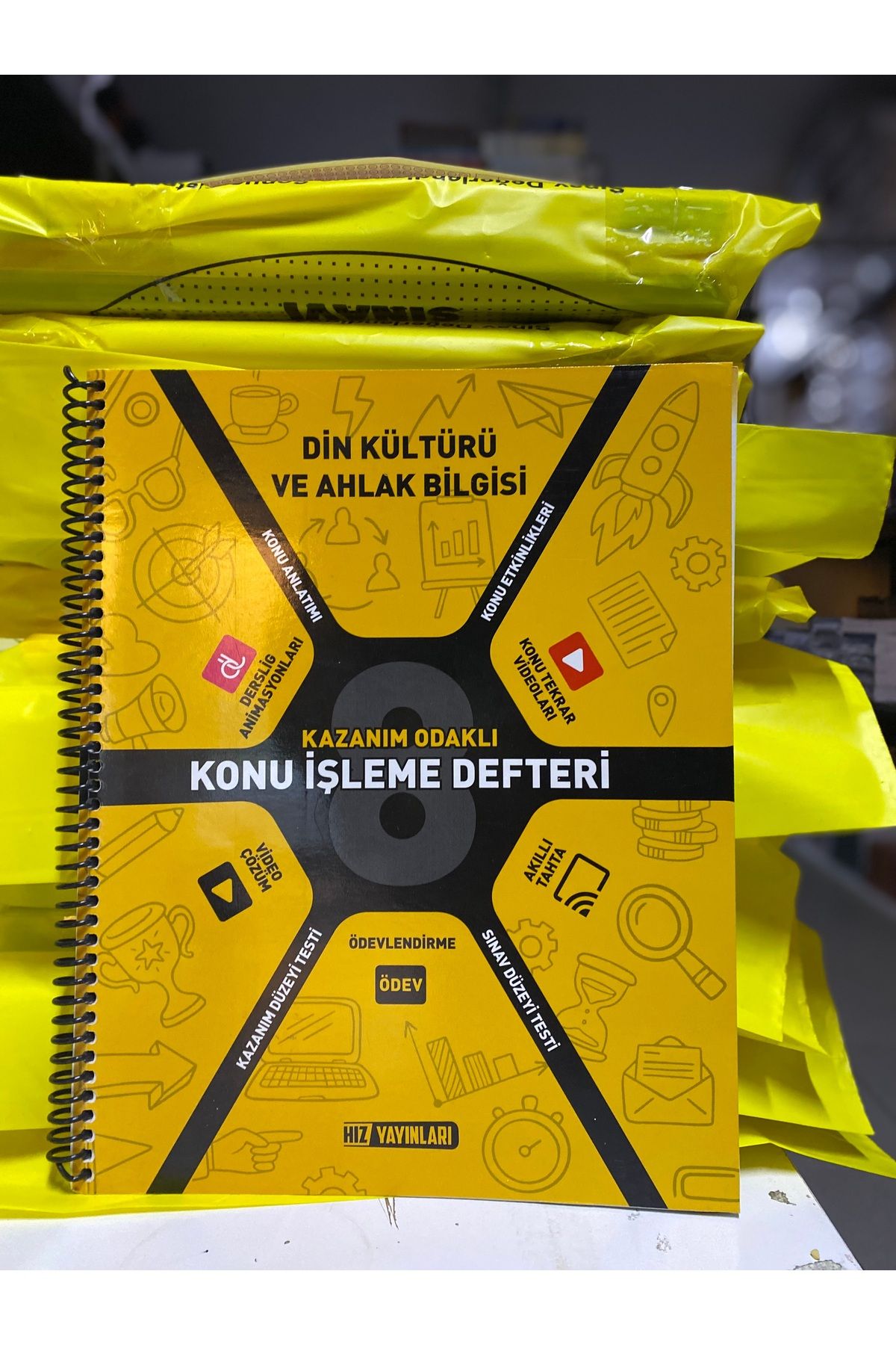 Yanıt Yayınları HIZ 8 DİN KÜLTÜRÜ VE AHLAK BİLGİSİ DEFTER GÜNCEL