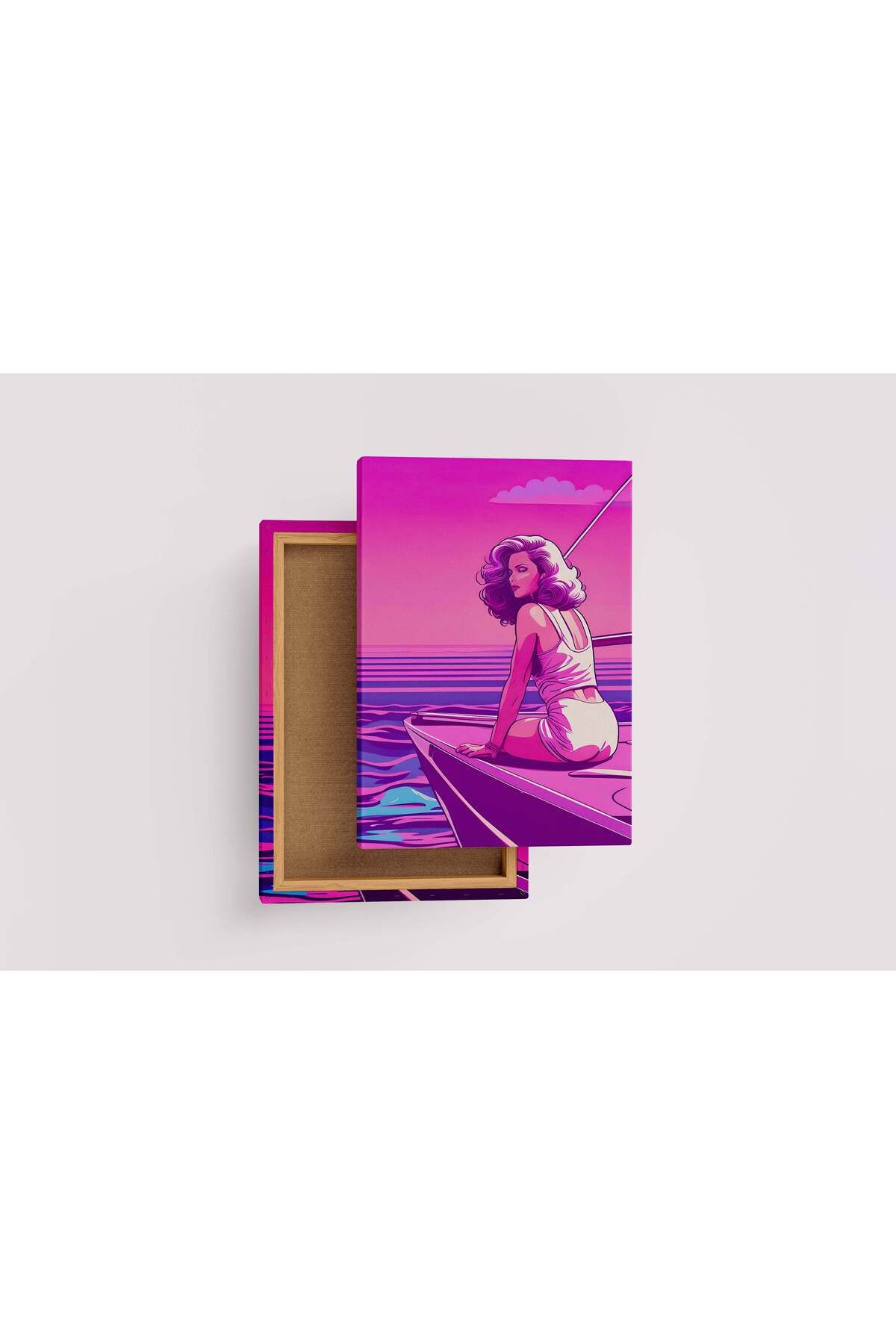 Wallivo retrowave vogue, pop art, beauty, art, kanvas tablo
