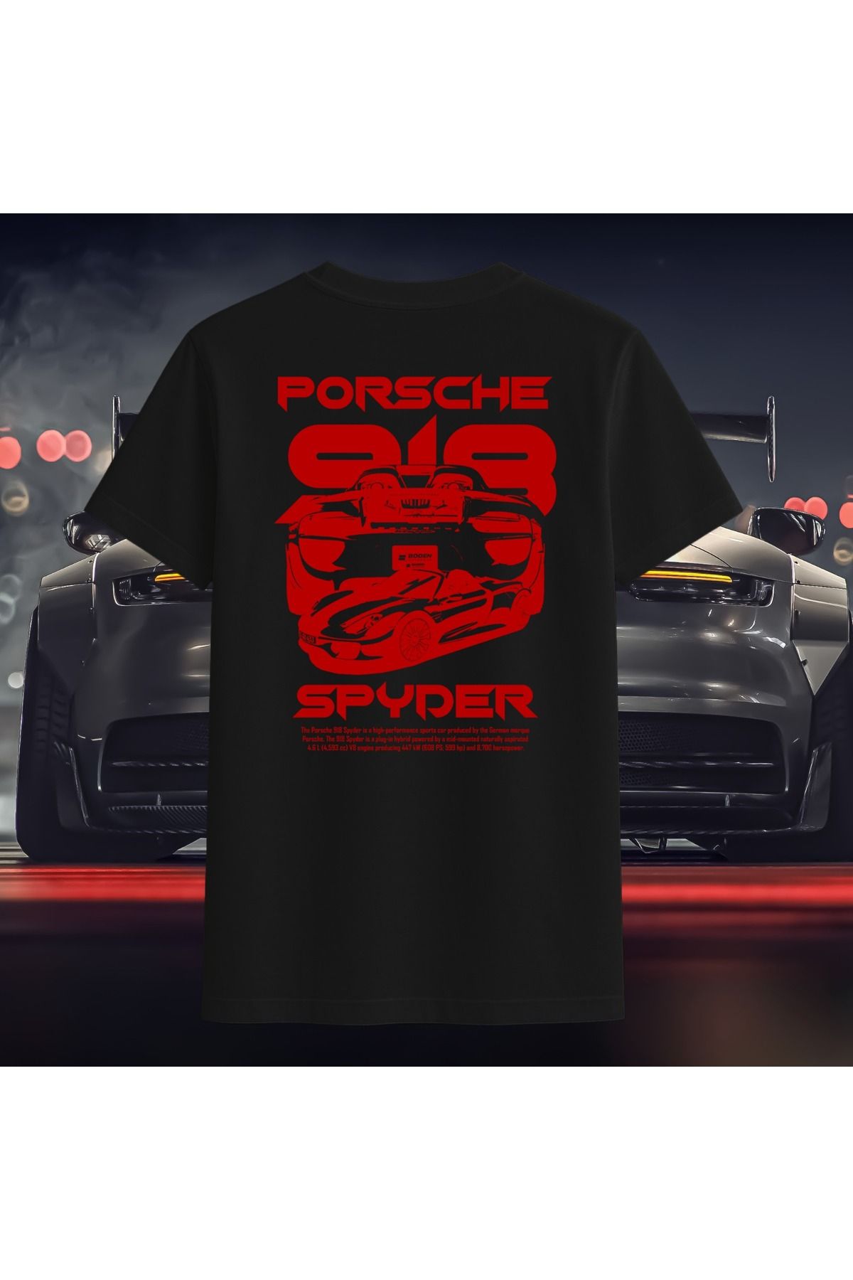 Vigor Wear Sırt Baskılı Oversize T-Shirt