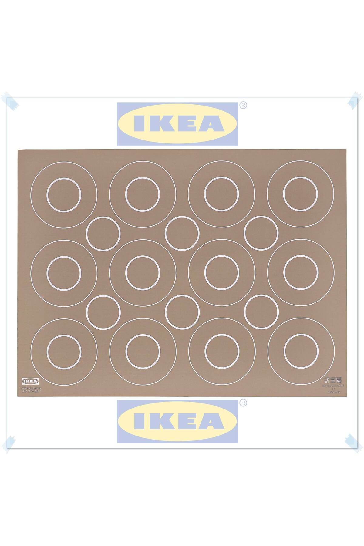 IKEA Baktradition Bej Renk Yıkanabilir ve Tekrar Kullanılabilir Pişirme Kağıdı, 41x31 cm