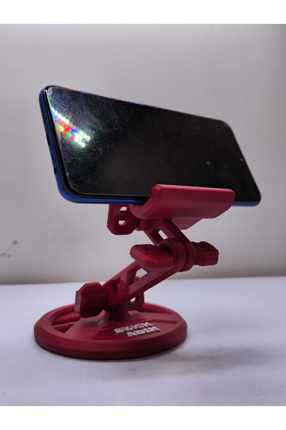 higistore hediyelik Özel İsim Yazılabilen Ayarlanabilir Telefon Standı kalın kılıf uyumlu telefon tutucu–8Renk