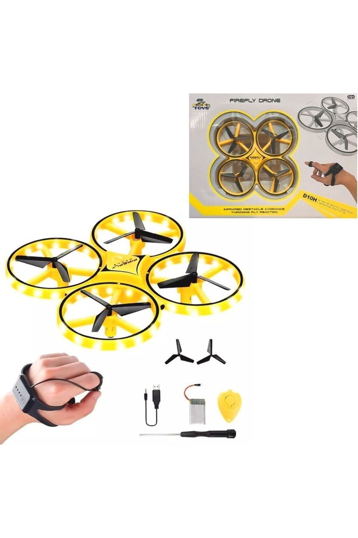 BYR Fırsat Byr D10H Saat Kontrollü Drone -Psf Yeni