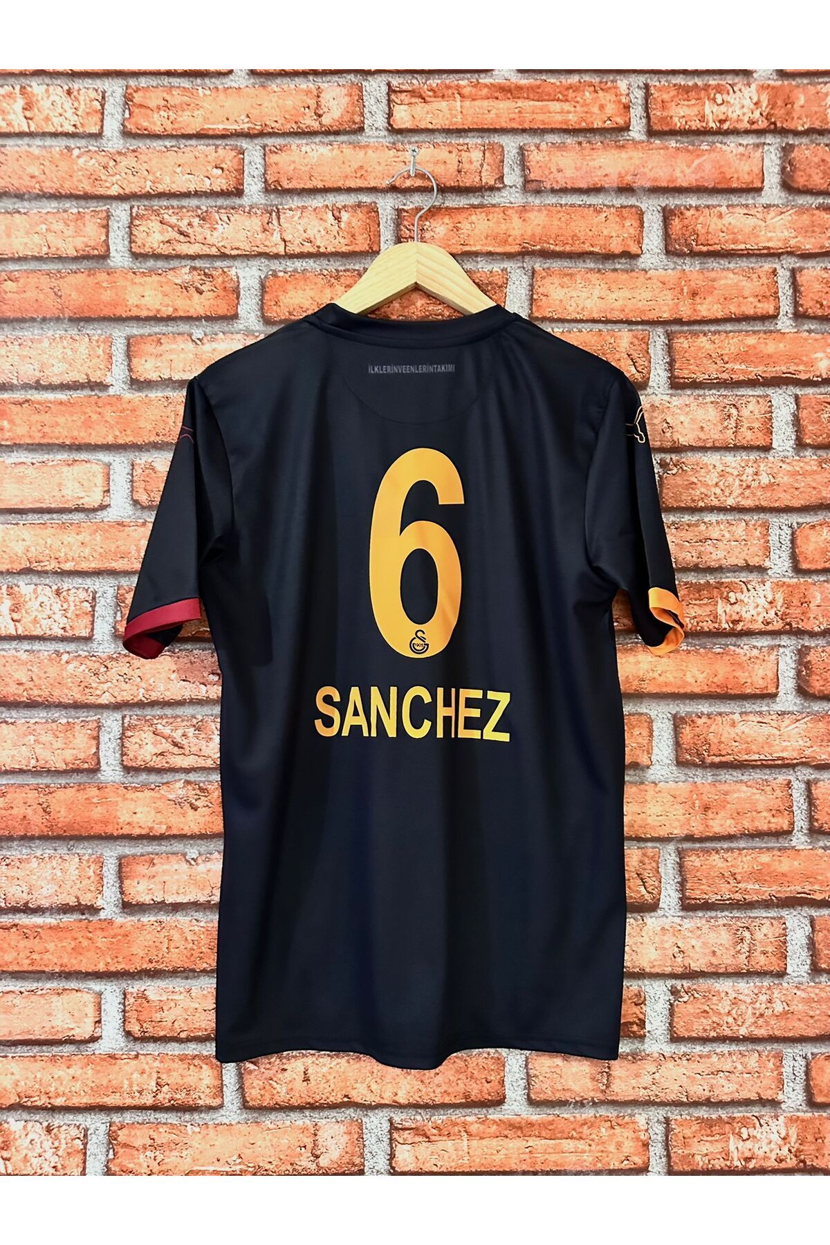 BYSPORTAKUS G'.â.l.a.t.â.s.a.r.â.y 2024/25 Yeni Sezon Siyah D.a.v.i.d.s.o.n S.a.n.c.h.e.z Özel Forması