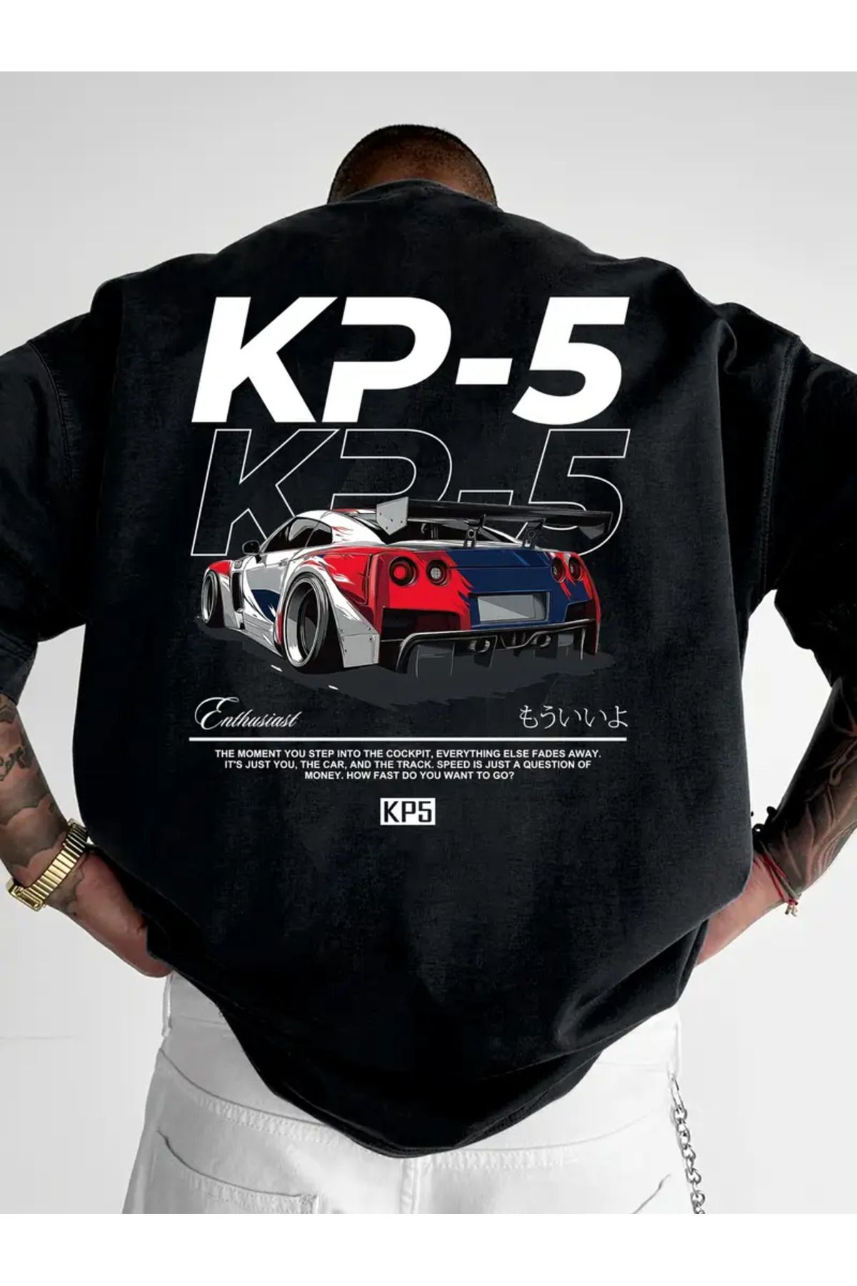 Racıng Tokyo Racing Tasarım RACING %100 Pamuklu Premium T-Shirt
