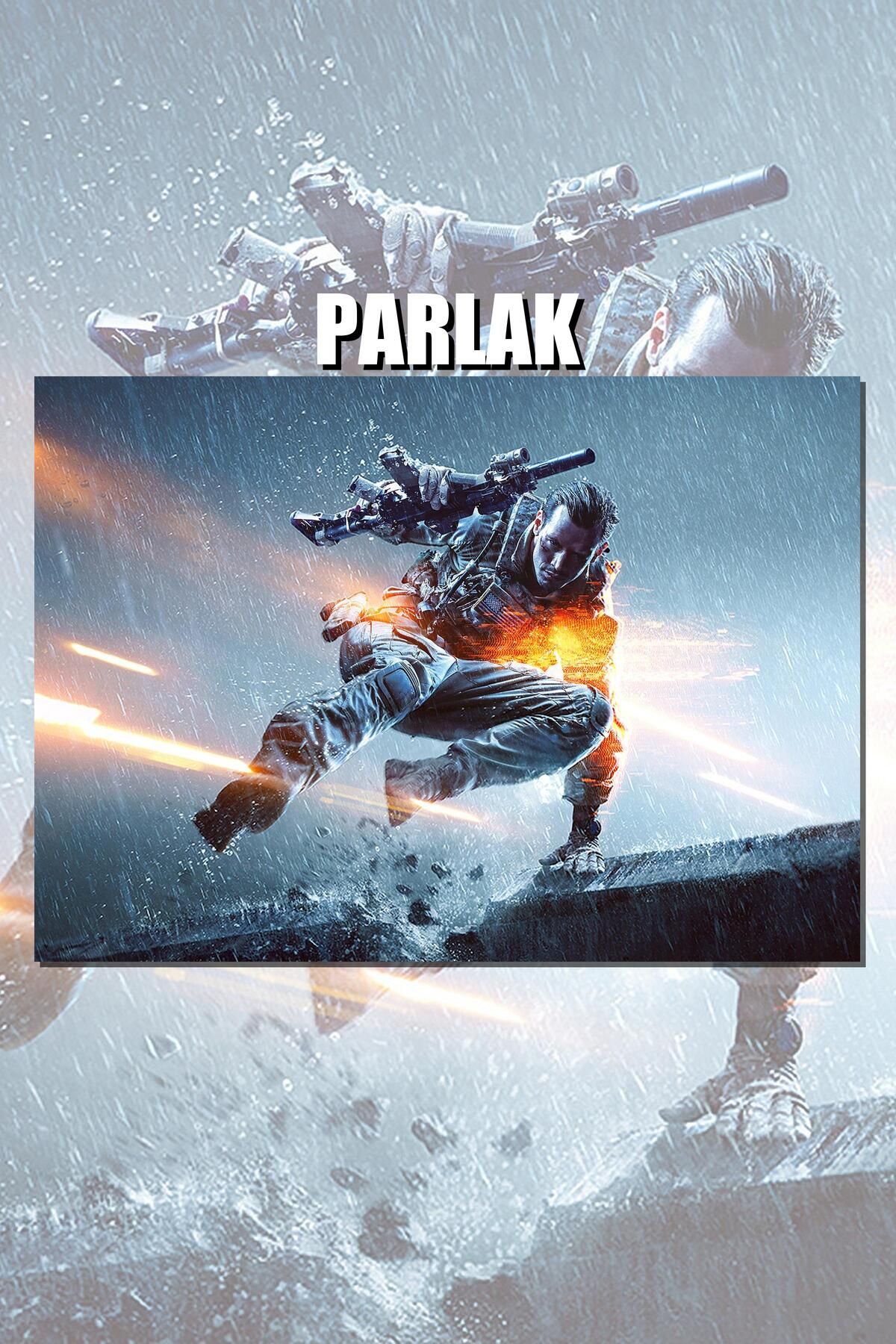 CALLWOOD Battlefield Çerçevesiz Oyun Posteri - Duvar Kağıdı Yüksek Kaliteli Baskı