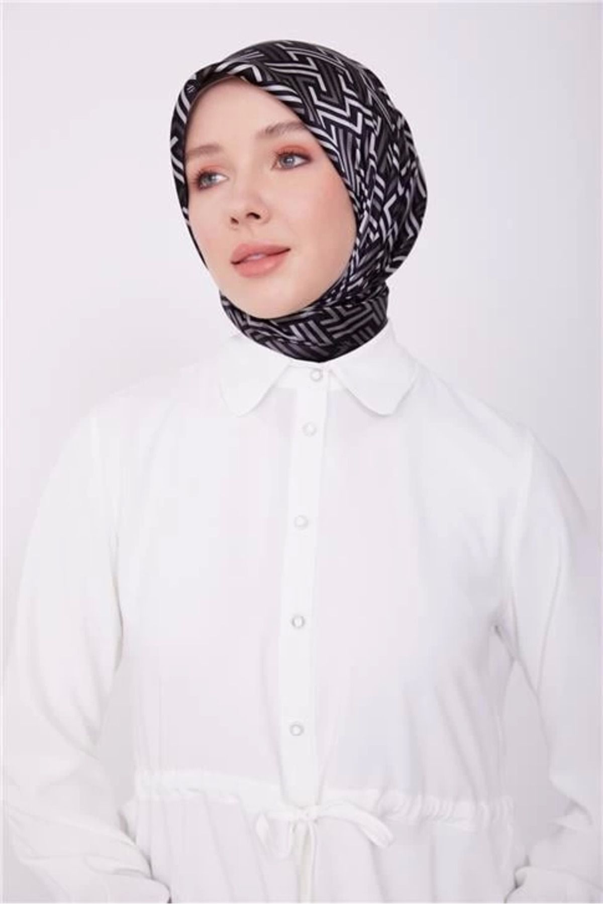 aradimtaradim Armine Beli Tünelli Asimetrik Tunik 23K4707 Ekru
