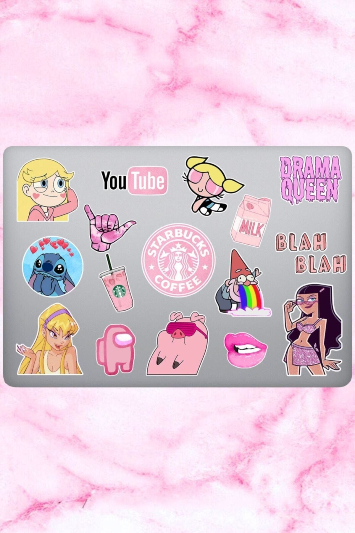 hediyenebak Queen Sticker Seti | Laptop Ajanda Pc Tablet Telefon Defter Etiket Bullet Journal