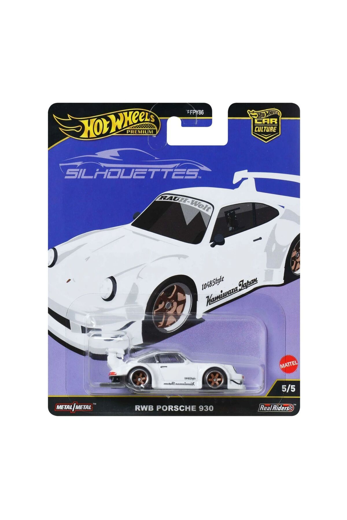 HOT WHEELS Premium Car Culture Silhouettes RWB Porsche 930 FPY86
