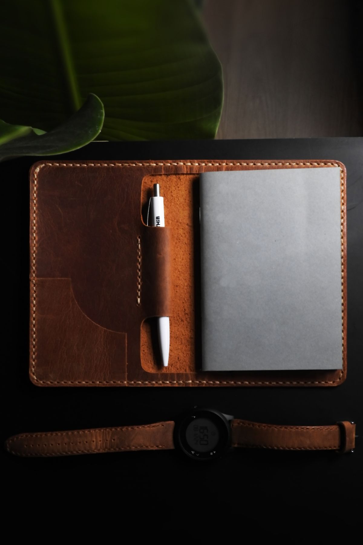 Norwegia Nordbook | Journal - %100 Hakiki Deri El Yapımı Seyahat Defteri - Taba