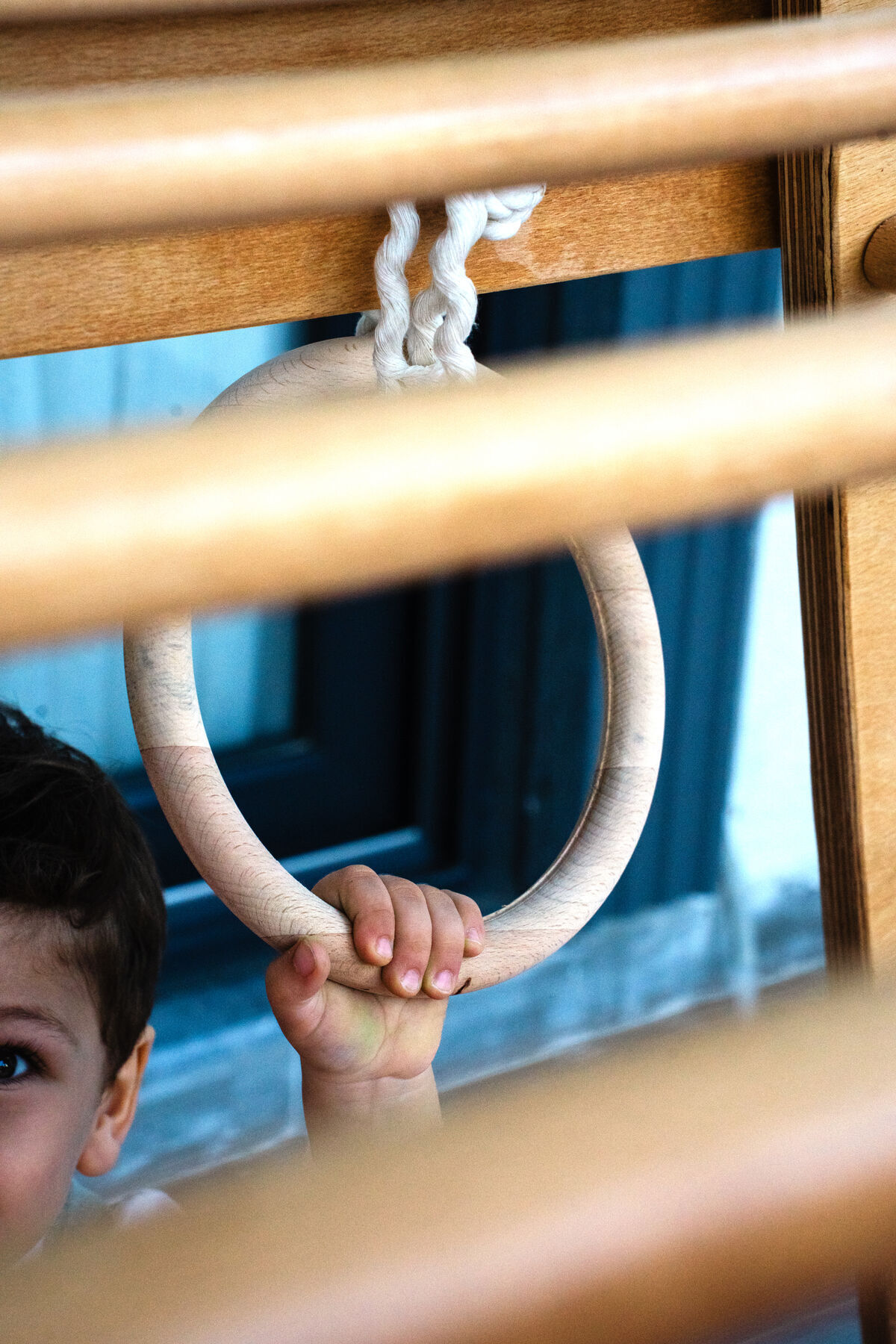 MONTOPLAY Montessori Oyun Parkuru | Salıncak | Kaydırak | Monkeys Bar | Halka Jimmastik | Ip Tırmanma fotoğrafı 4 (önizleme)