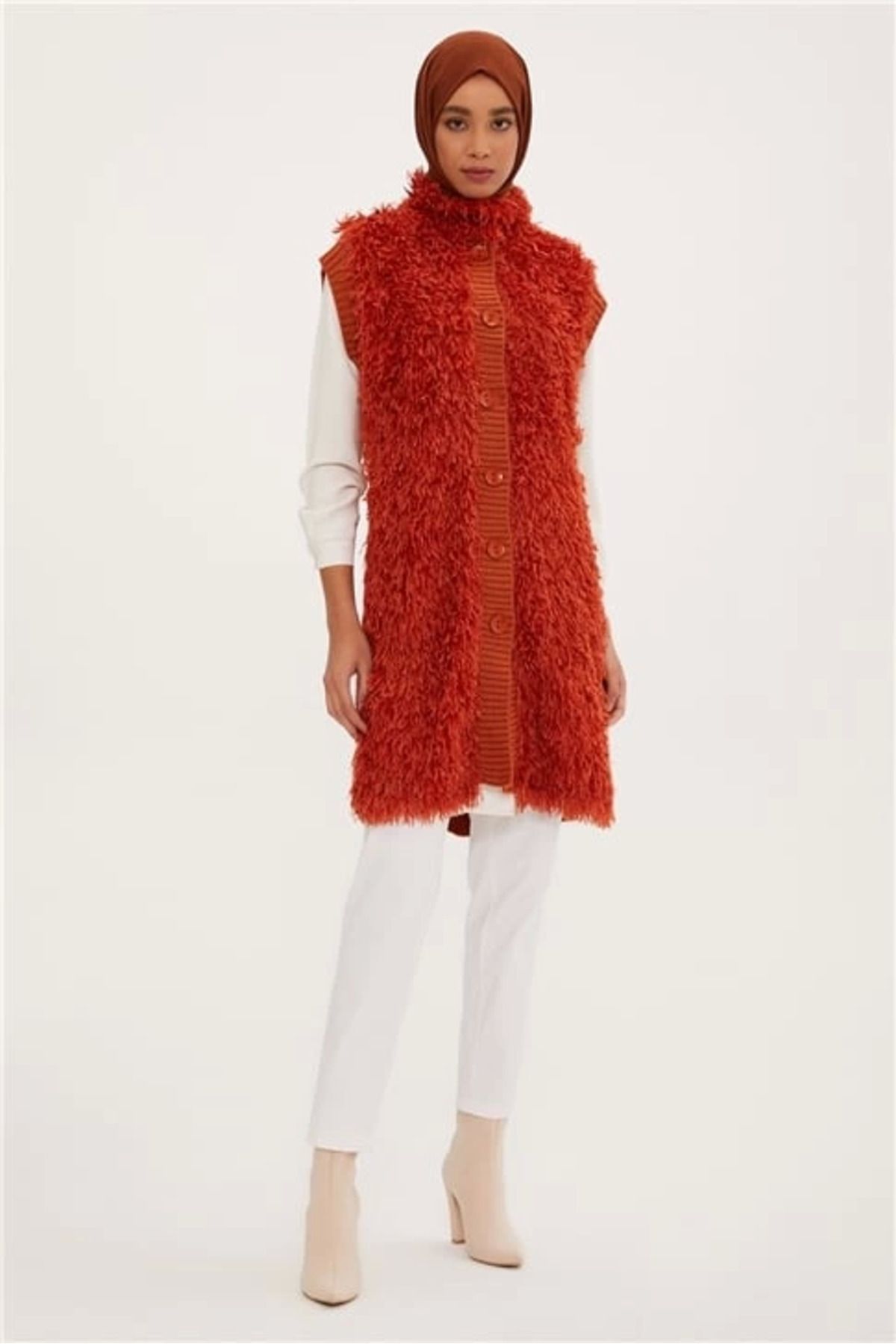 aradimtaradim Armine Yelek 22KD2026 Tarçın