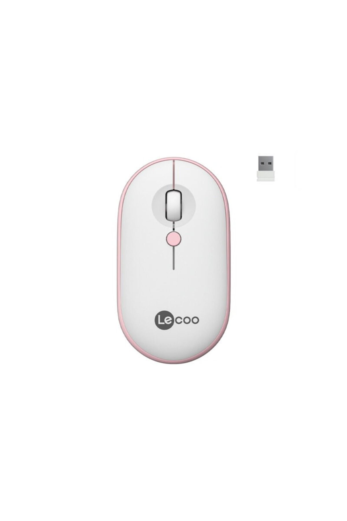 Pazarcan Lecoo Ws212 Kablosuz Optic 1600Dpi Pembe Mouse