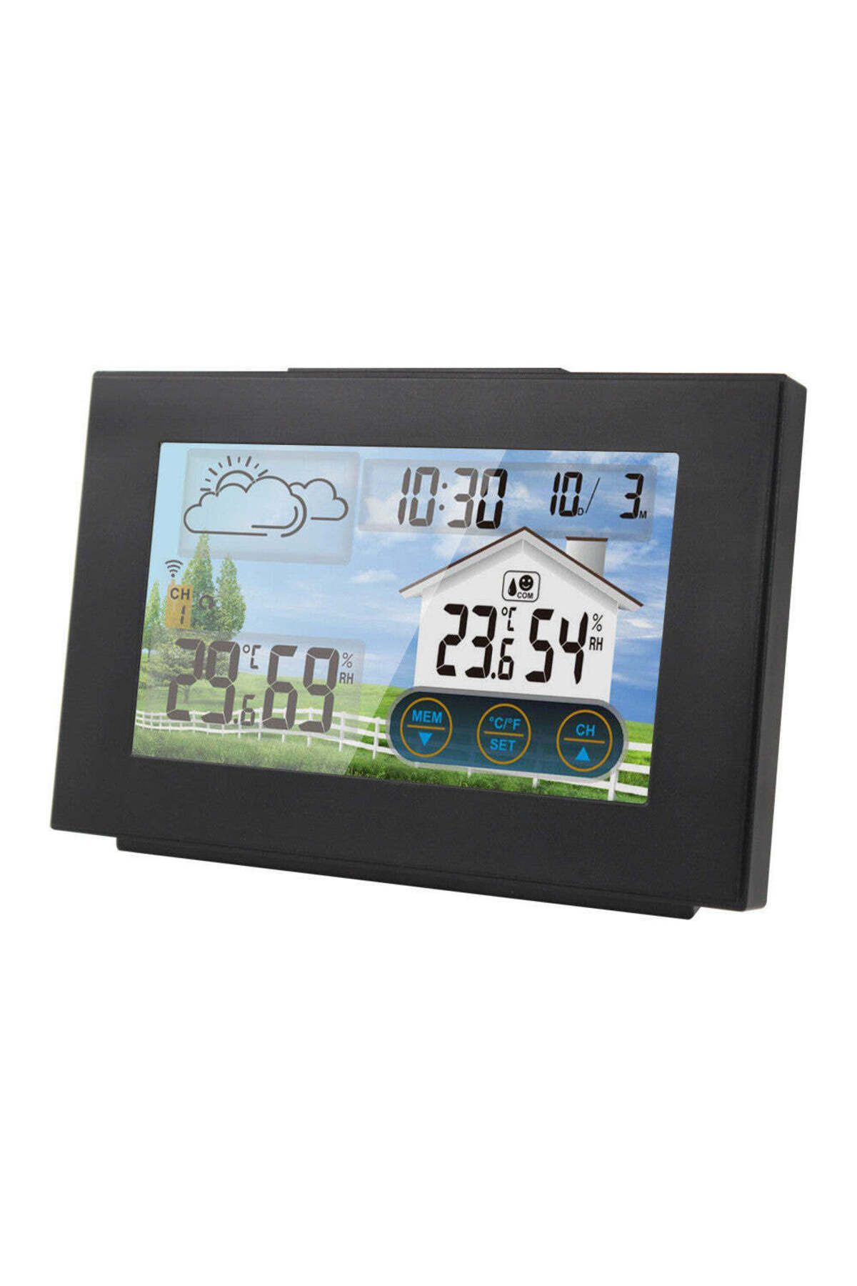 Velixo-Wireless Weather Station With Outdoor Sensor, Temp & Humidity, Forecast, Calendar, Lcd Touchscreen 6
