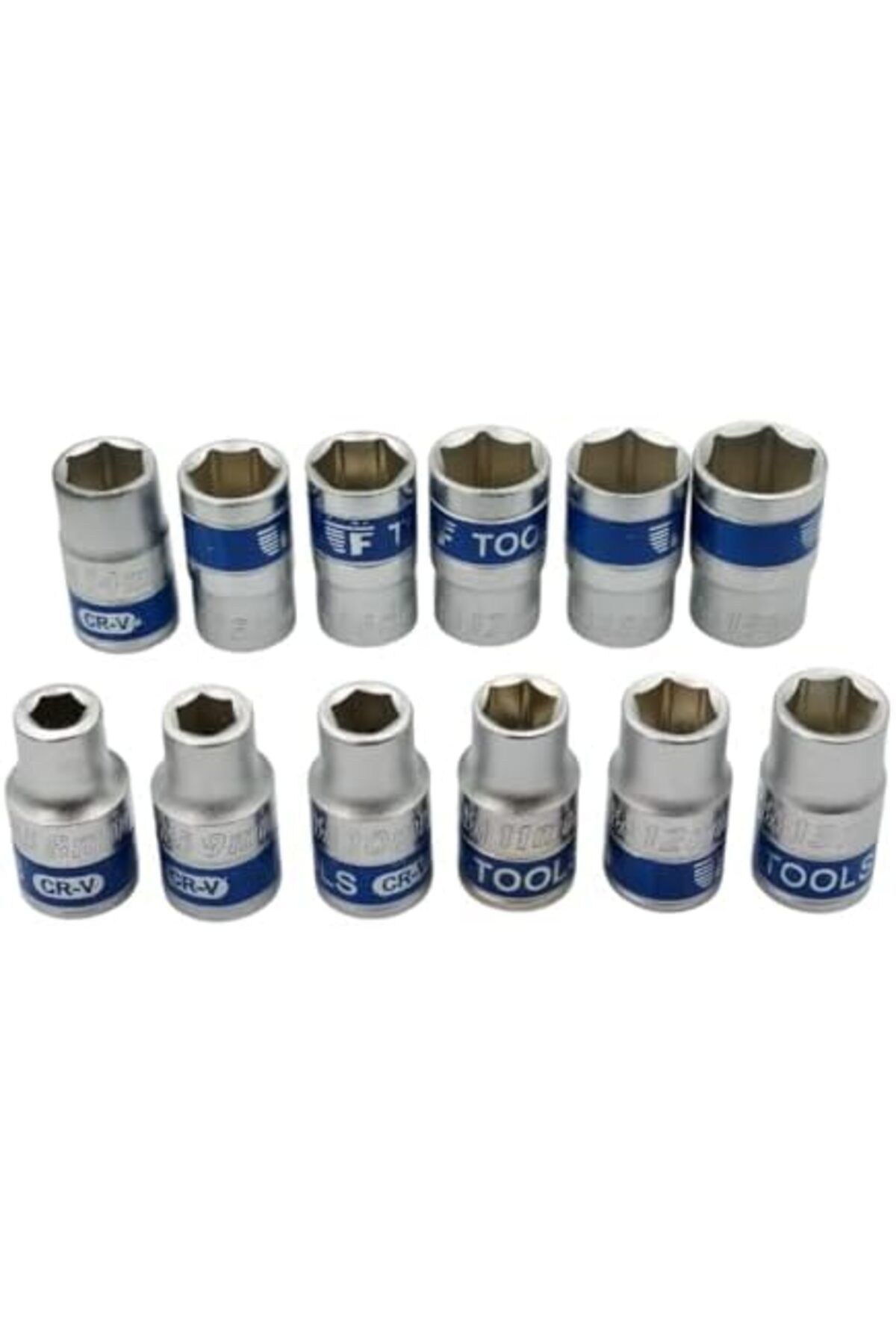 Generic-Tian Feng 13pcs Socket Wrench Set - 8-19mm Cr-v Sockets, T-handle, 1/2 Inch Drive 7