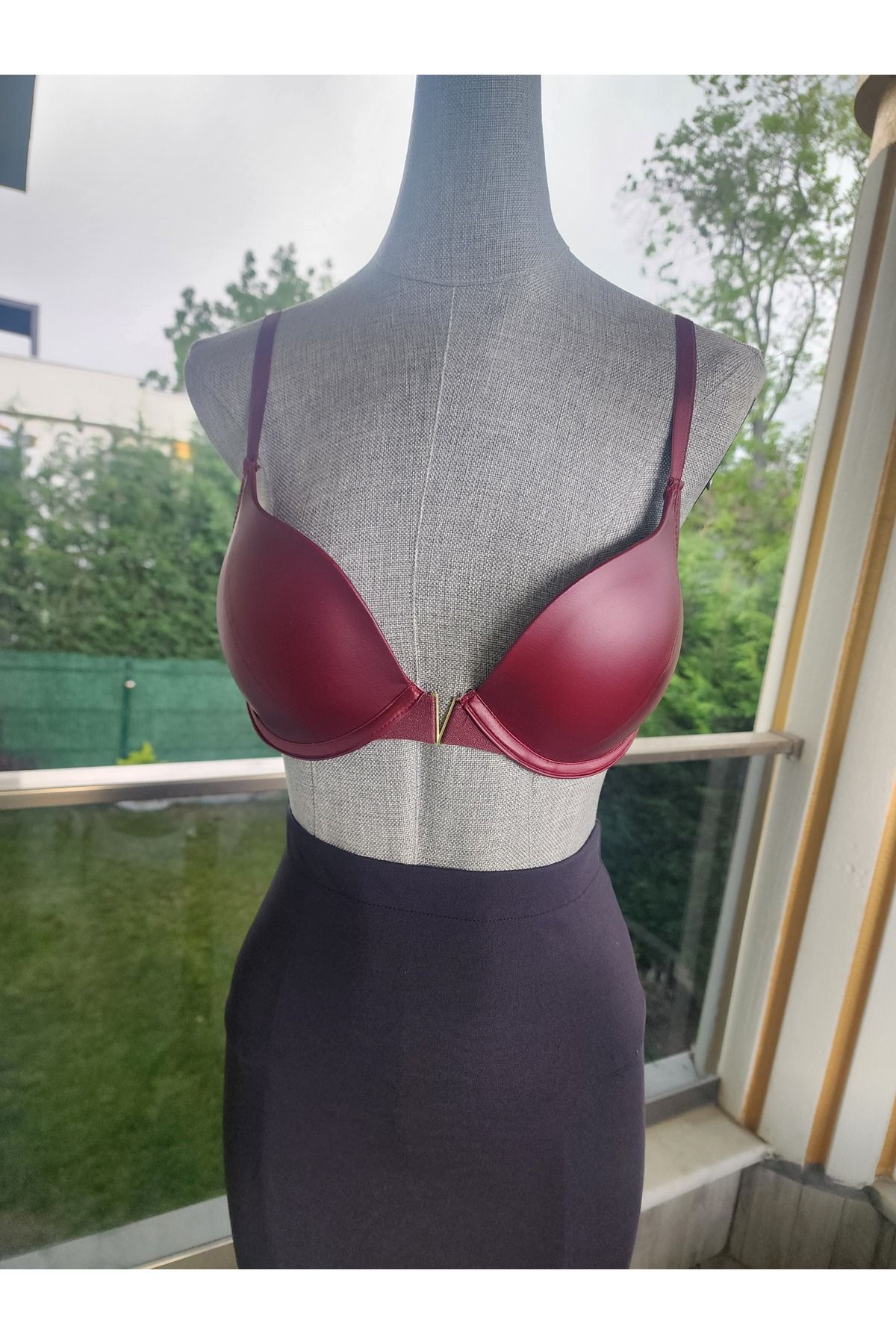 G&H REFRESH Deri Sütyen Takımı Dolgulu