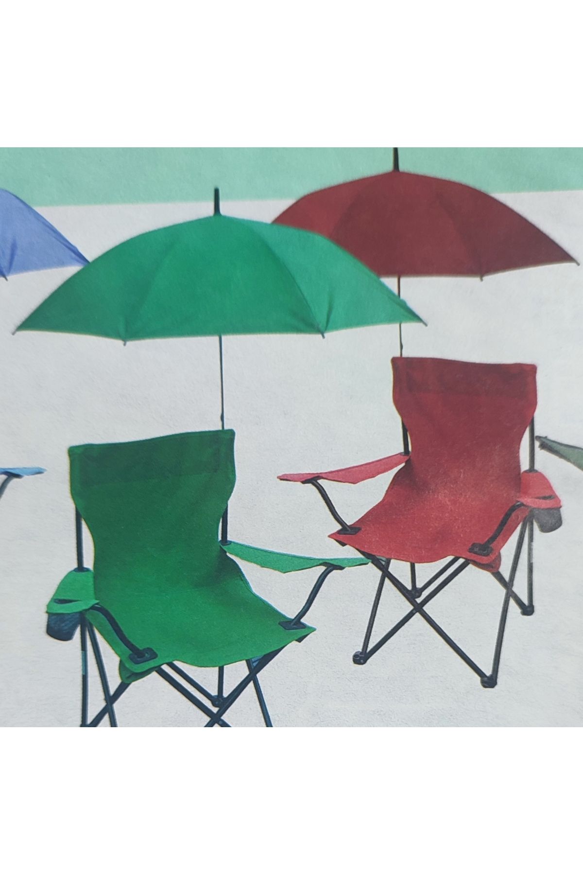 STELL Şemsiyeli Kamp Sandalyesi 50x50x41cm