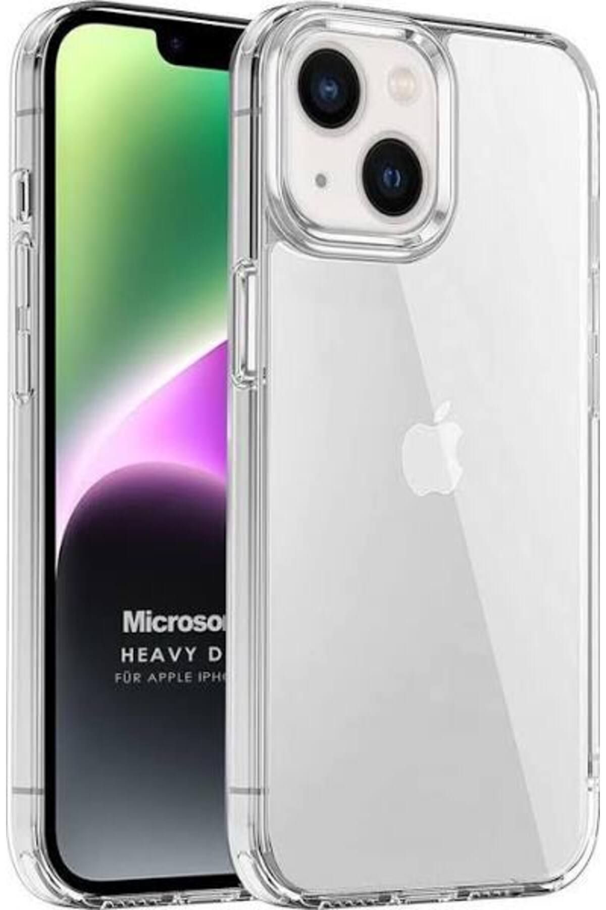 Glazef İPHONE 14 PLUS Şeffaf Kılıf Kamera Korumalı Ultra İnce Esnek Kılıf