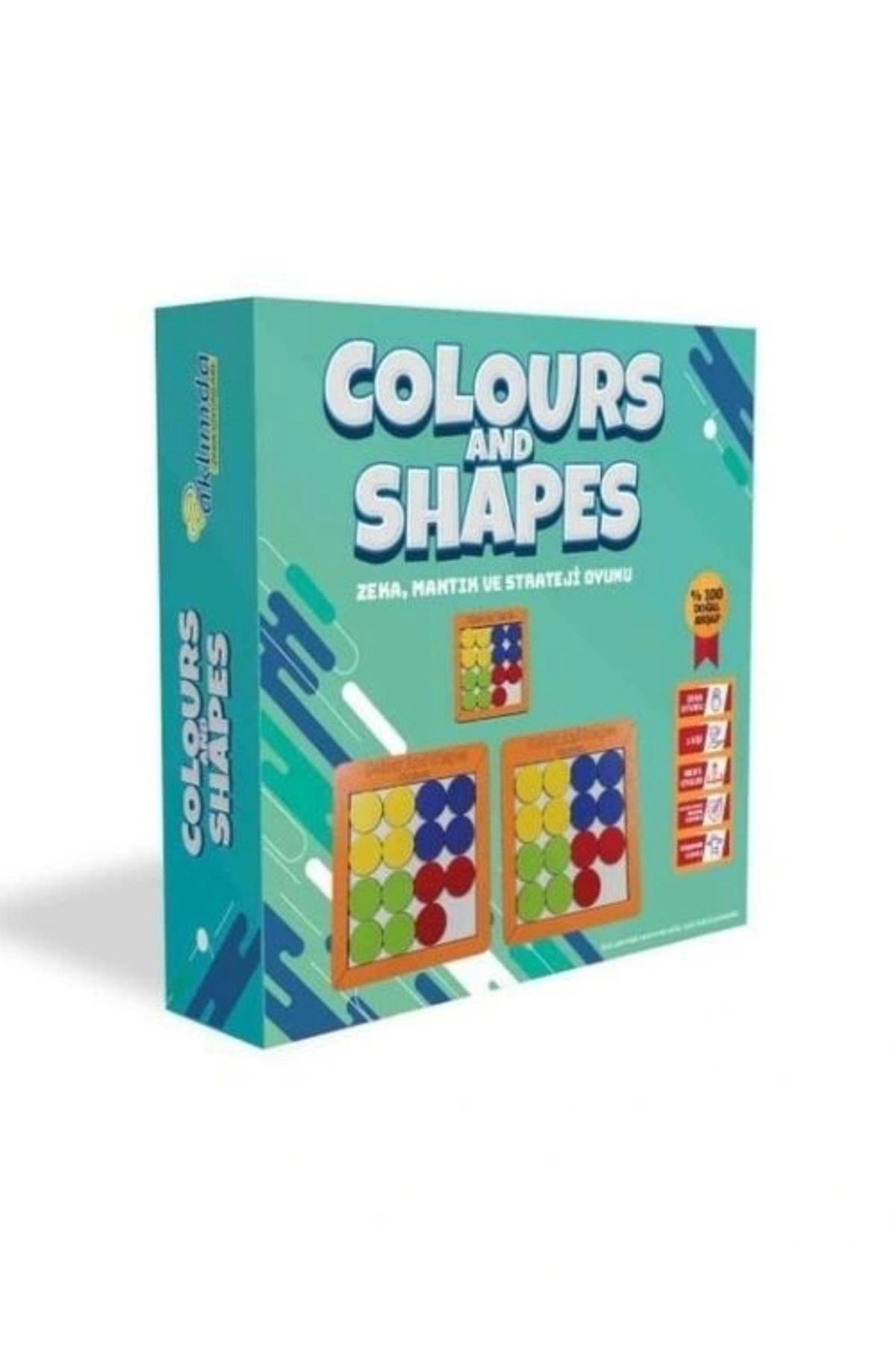 Zeka Oyuncak AKLIMDA ZEKA OYUNLARI - COLOURS AND SHAPES AHŞAP