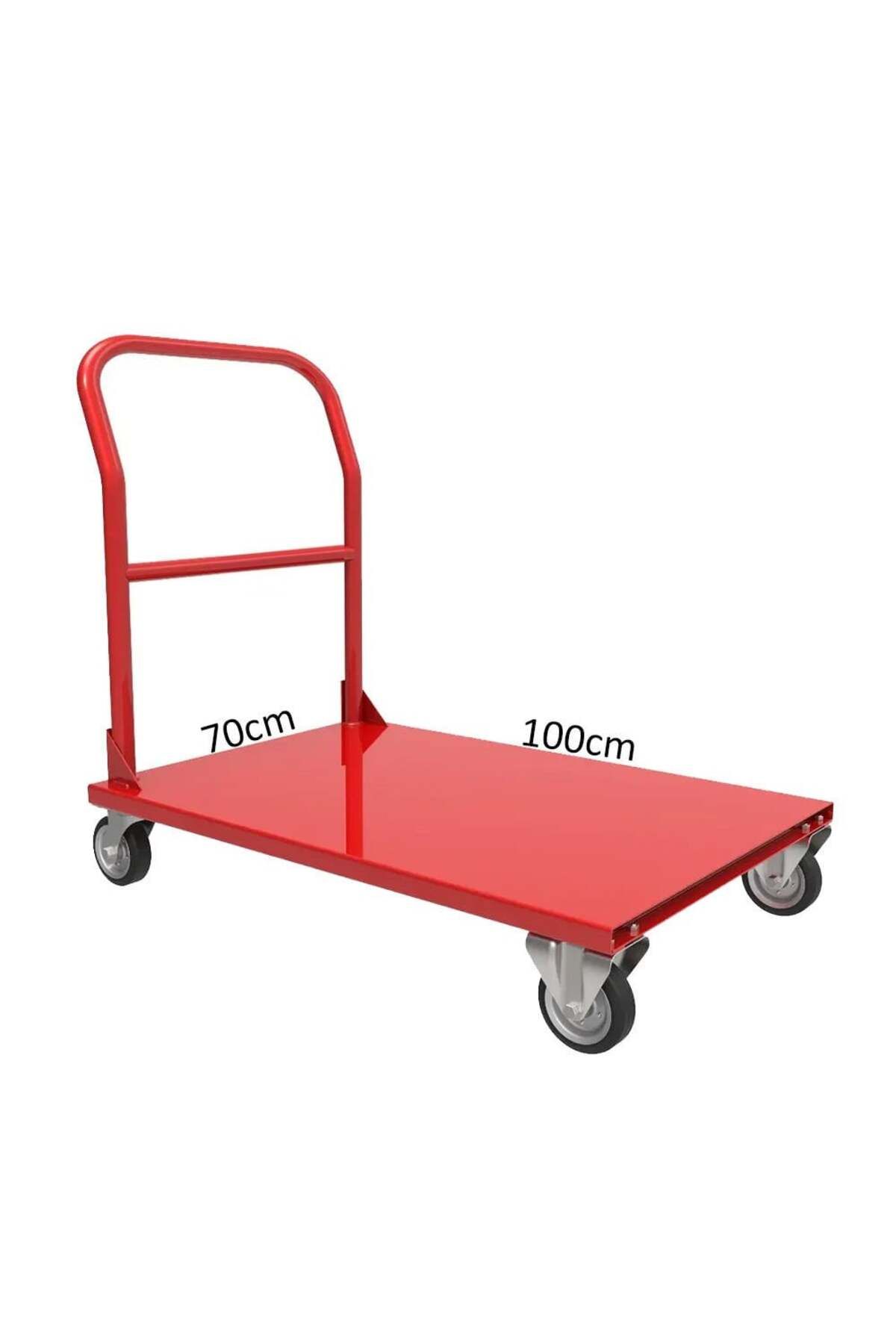 İBTAŞ İBTAŞ 500 KG Yük Paket Eşya Kargo Malzeme Ürün Taşıma Arabası 70x100cm