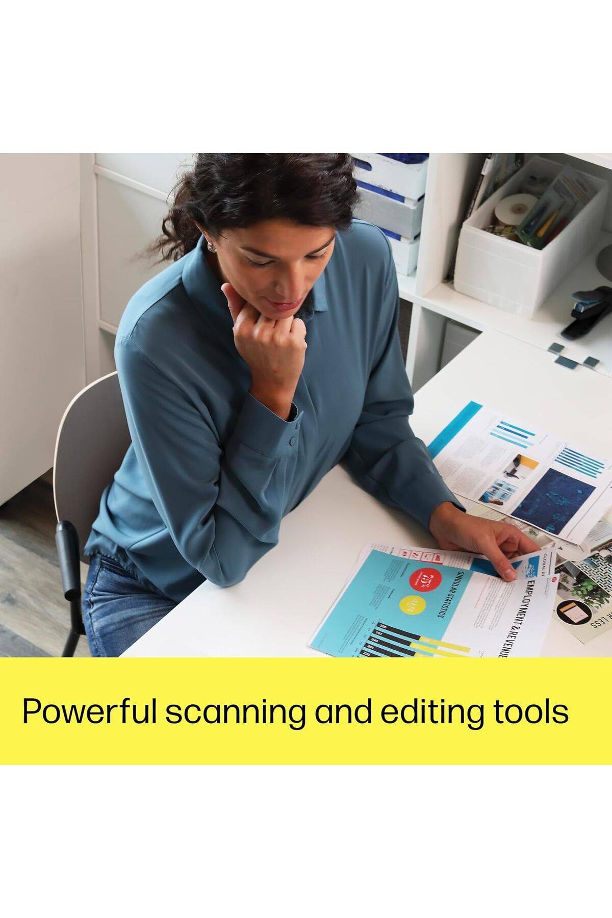 HP-ScanJet Pro 3600 f1، مسح ضوئي سريع على الوجهين مع وحدة تغذية المستندات التلقائية (20G06A) 9