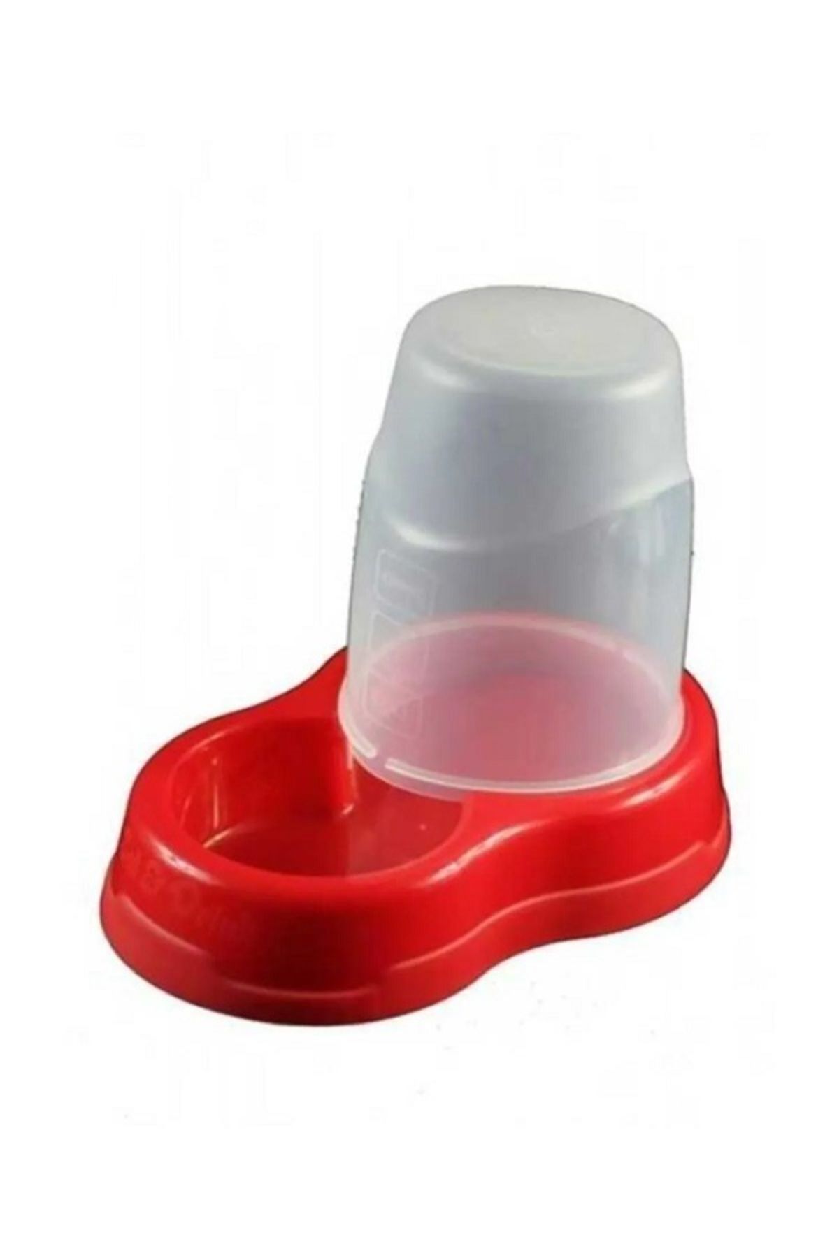 Pet Style Hazneli Su Ve Mama Kabı 1.5 Lt Kırmızı