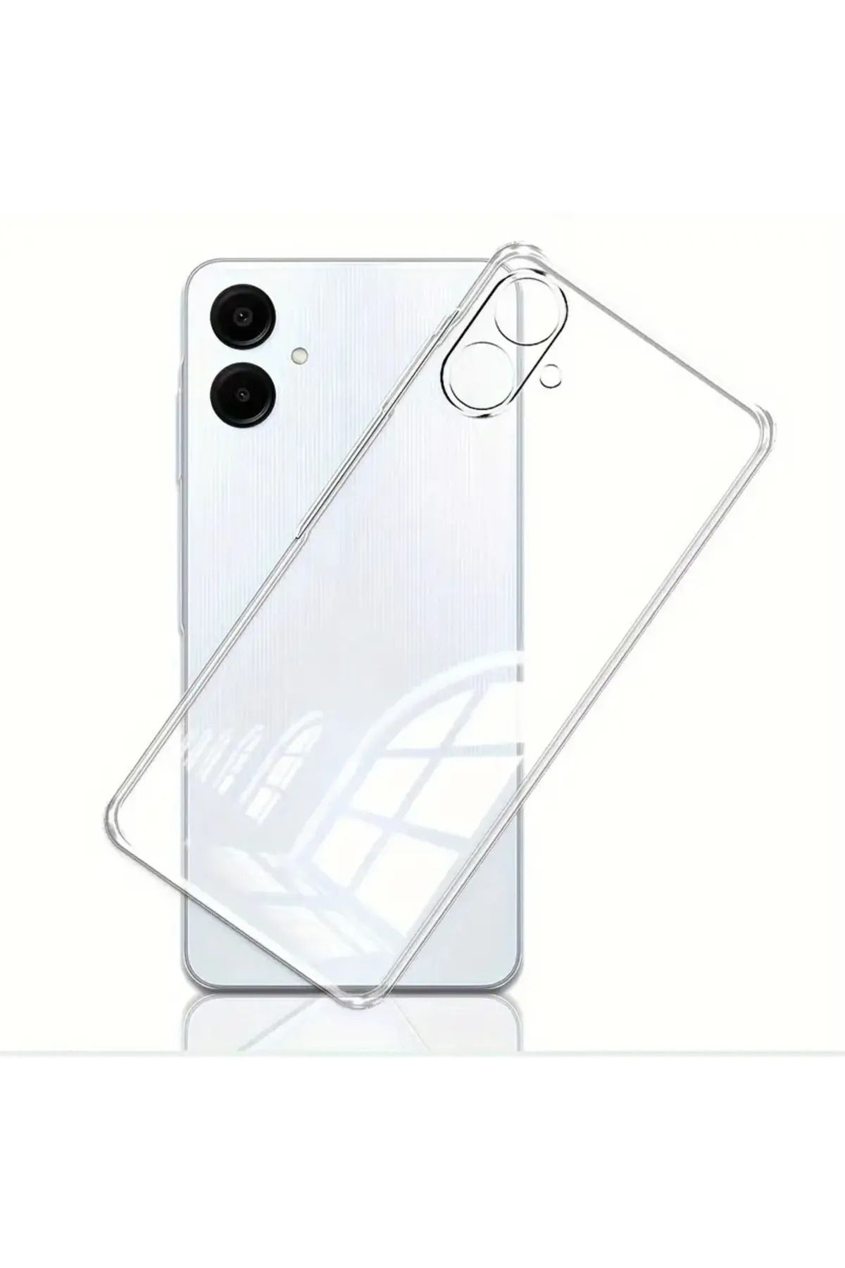 Glazef GALAXY A06 Şeffaf Kılıf Kamera Korumalı Ultra İnce Esnek Kılıf