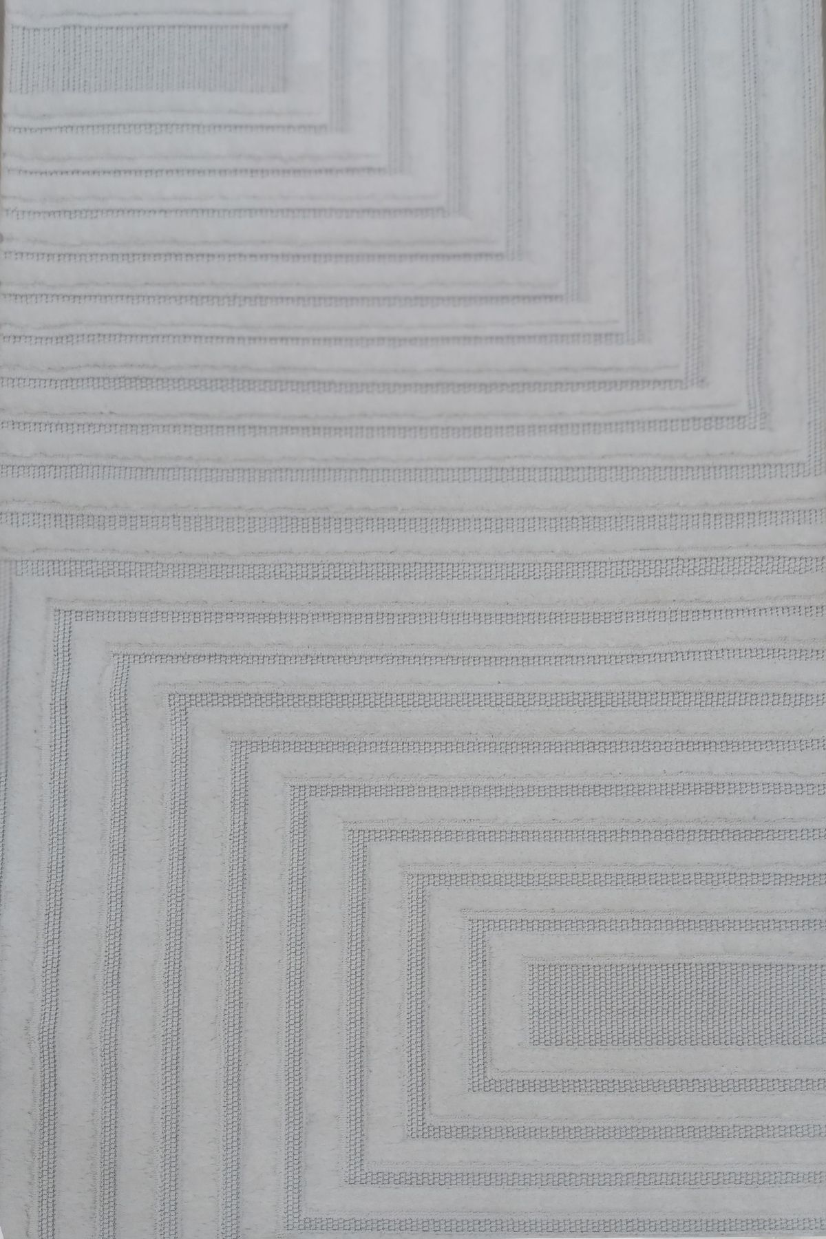 stil carpet Cordoba CRDB-04A Beyaz Bukle Kabartmalı Halı Koridor-Antre-Hol-Mutfak