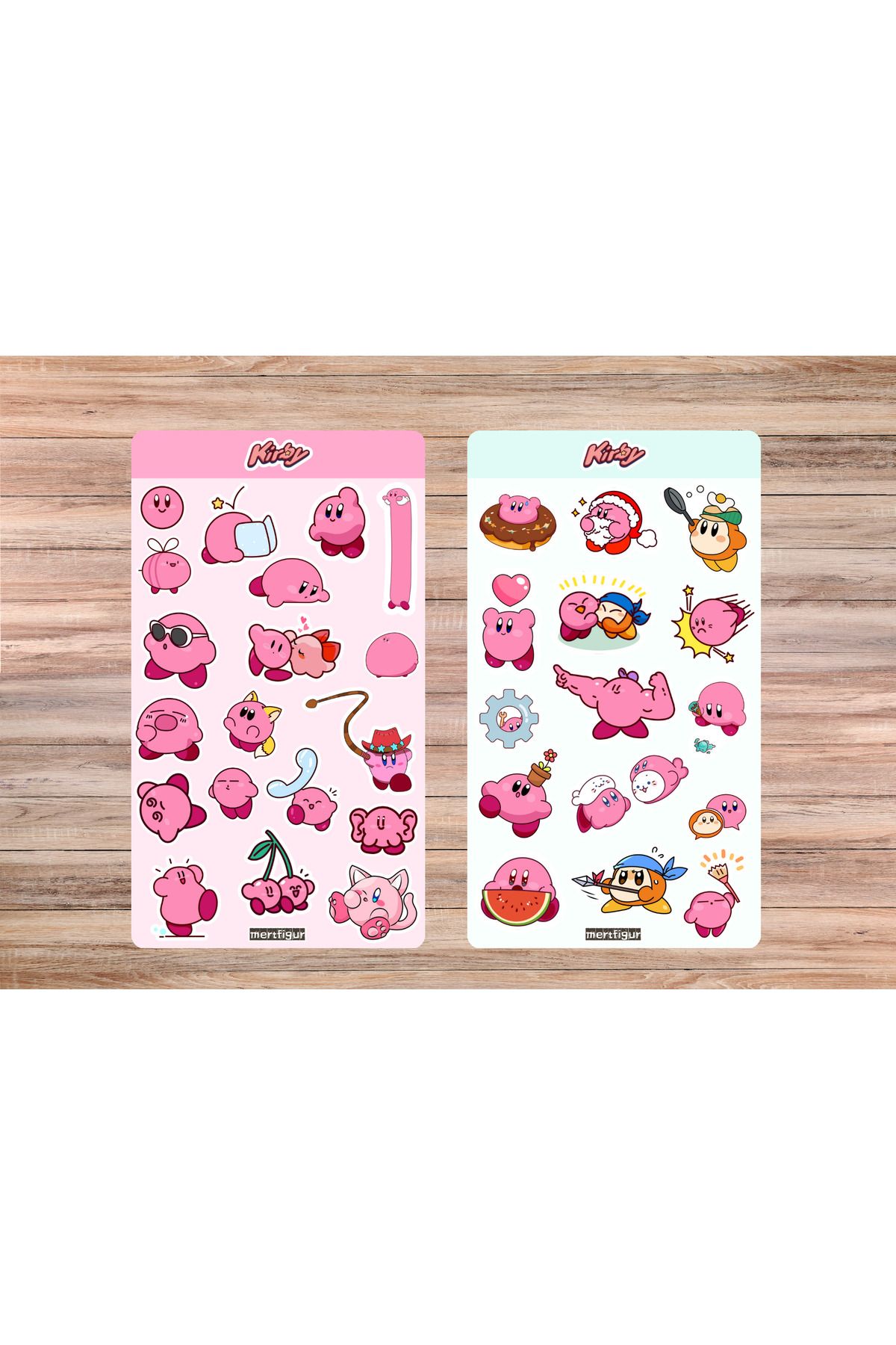 mertfigur Kirby Anime Sticker Etiket