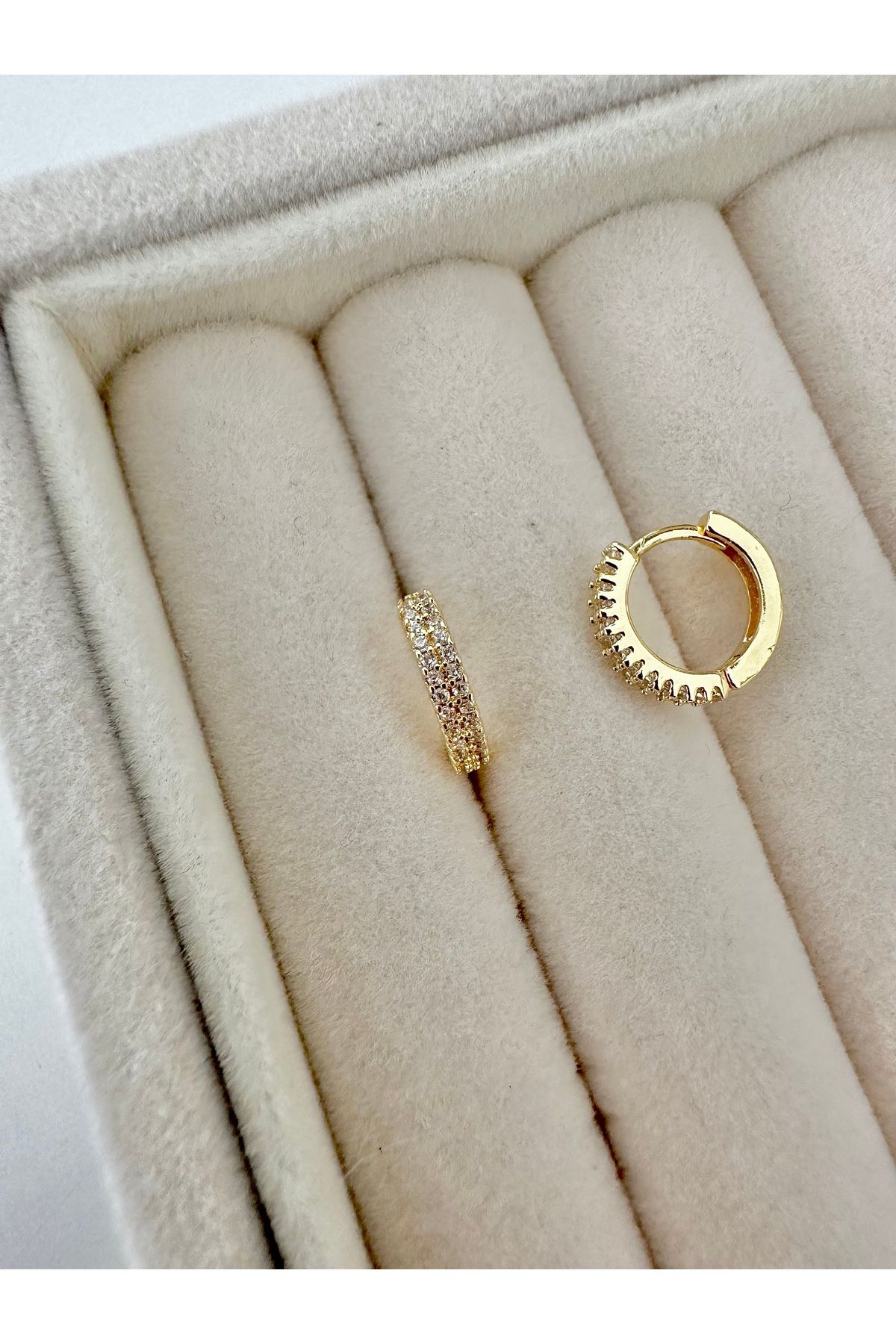 My Bellas Jewels Cerrahi Çelik Zirkon Taşlı Halka Tragus Piercing, Helix, Flat, Conch, Lobe (1 Adet)