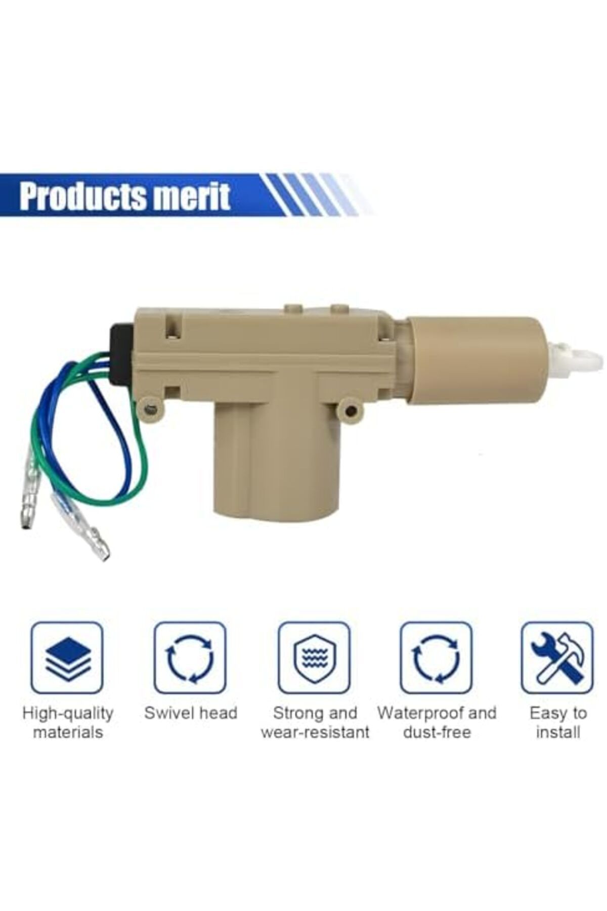 Generic-Camel Rt10199 Universal Central Door Locking System - 4 Actuators, Vehicle Security Kit 7