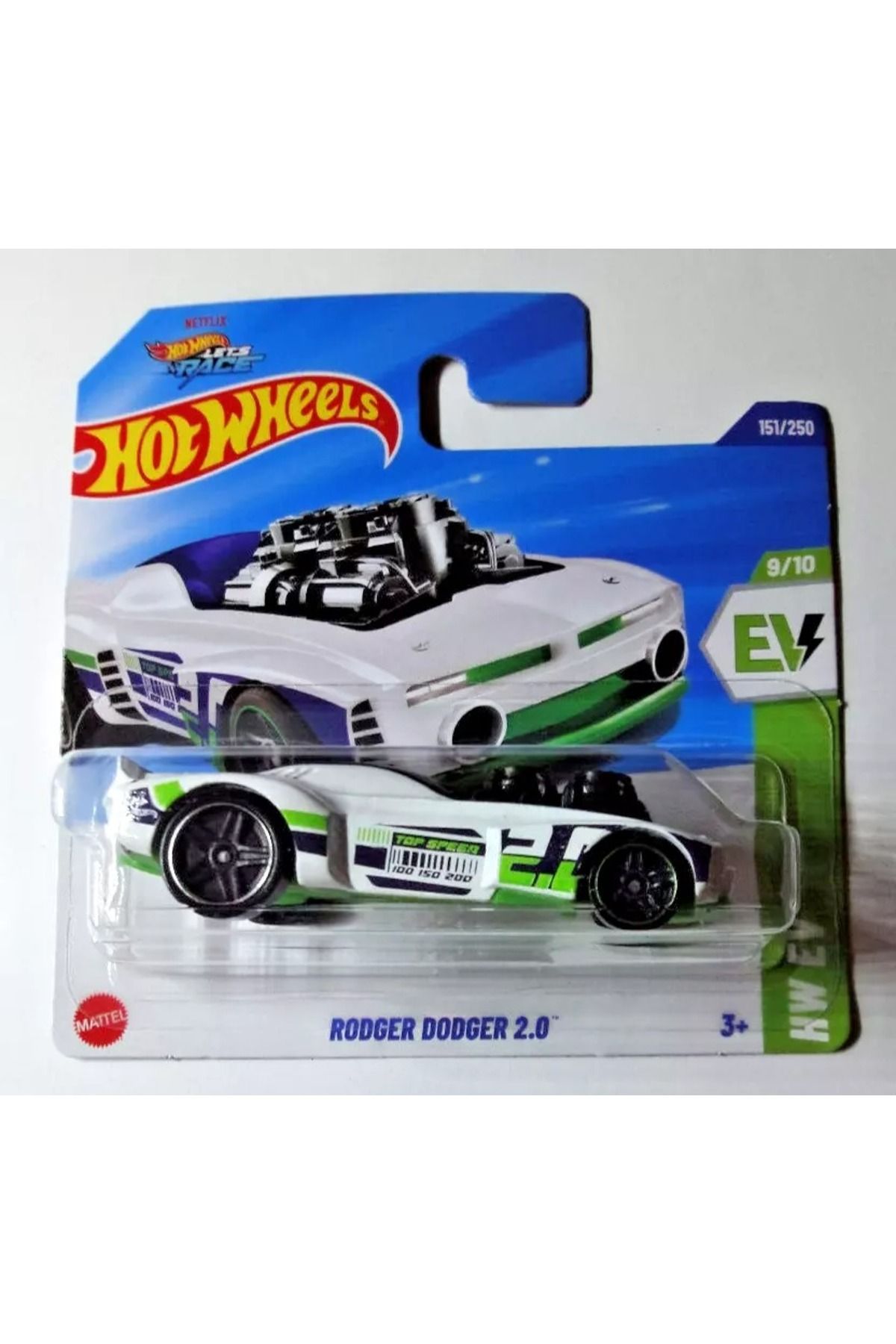 HOT WHEELS Rodger Dodger 2.0 – EV Serisi 151/250 Diecast Araba (2025)